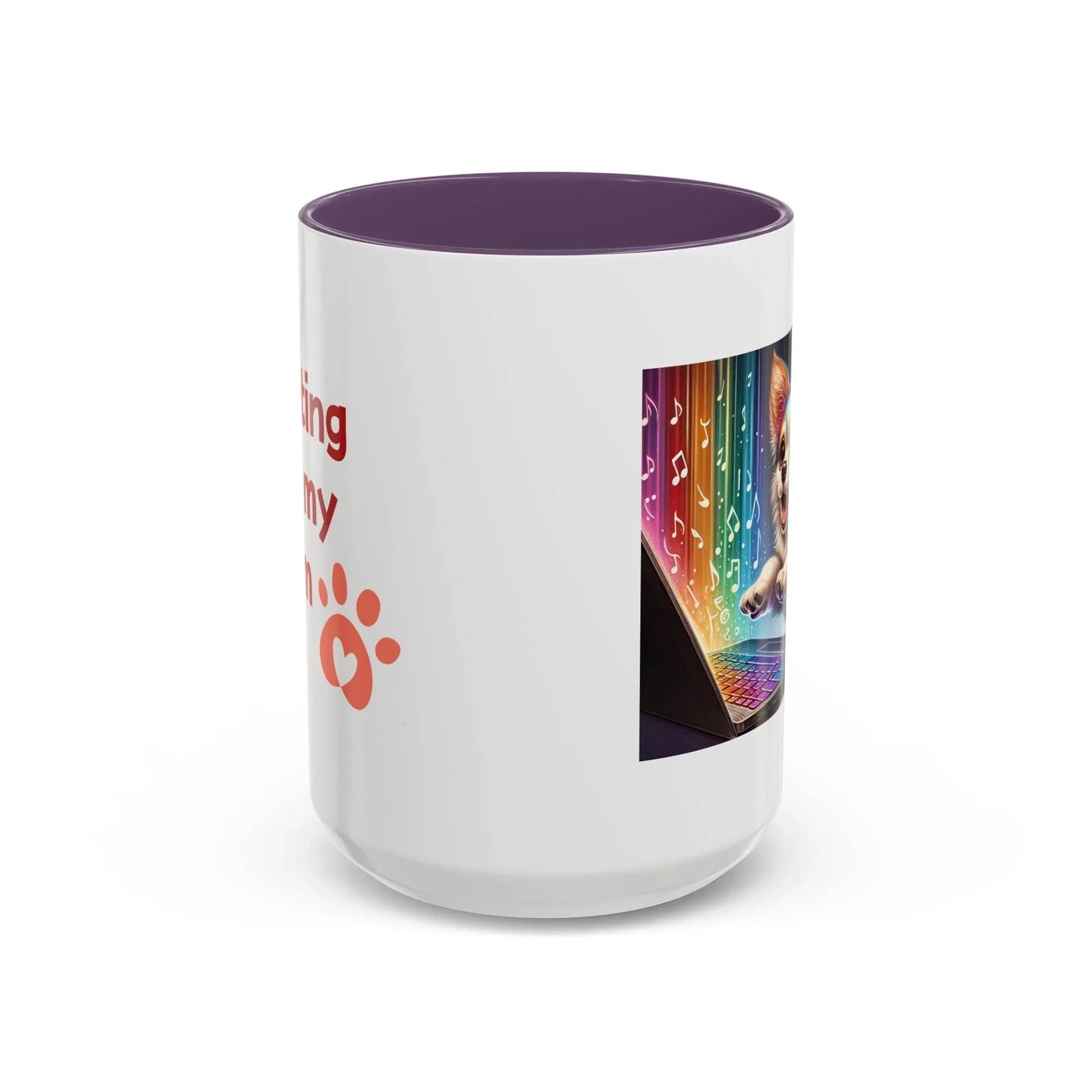 Cute Dog Writer Coffee Mug - 11 & 15oz for Book Lovers - The Dreamer's Bookshop.