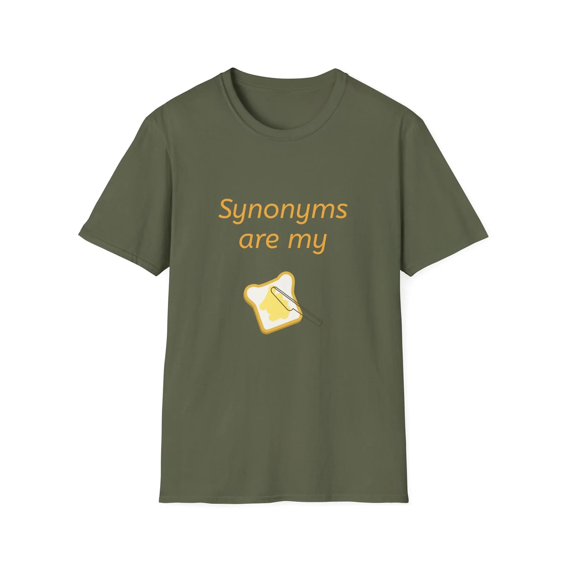 Funny "Synonyms Are My Jam" T-Shirt for Word Lovers - The Dreamer's Bookshop.
