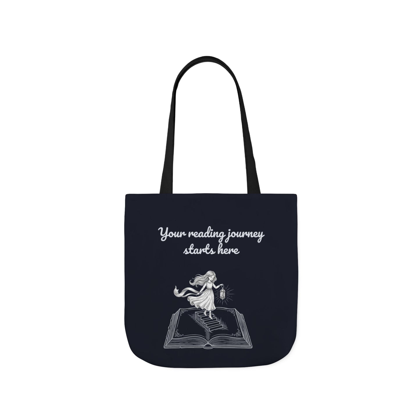 Whimsical Tote Bag - "Reading Journey"