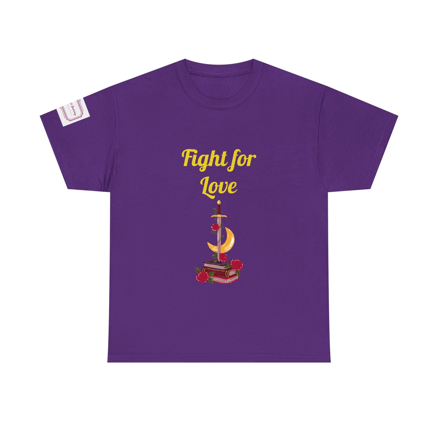 UK - Fight for Love -  Unisex Heavy Cotton Tee - Romance Books