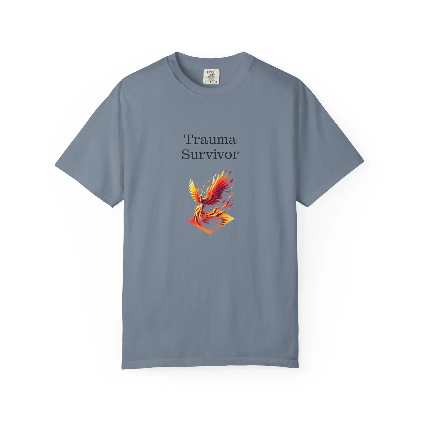Trauma Survivor Unisex Garment-Dyed T-shirt - Inspirational Motivational Tee - The Dreamer's Bookshop.