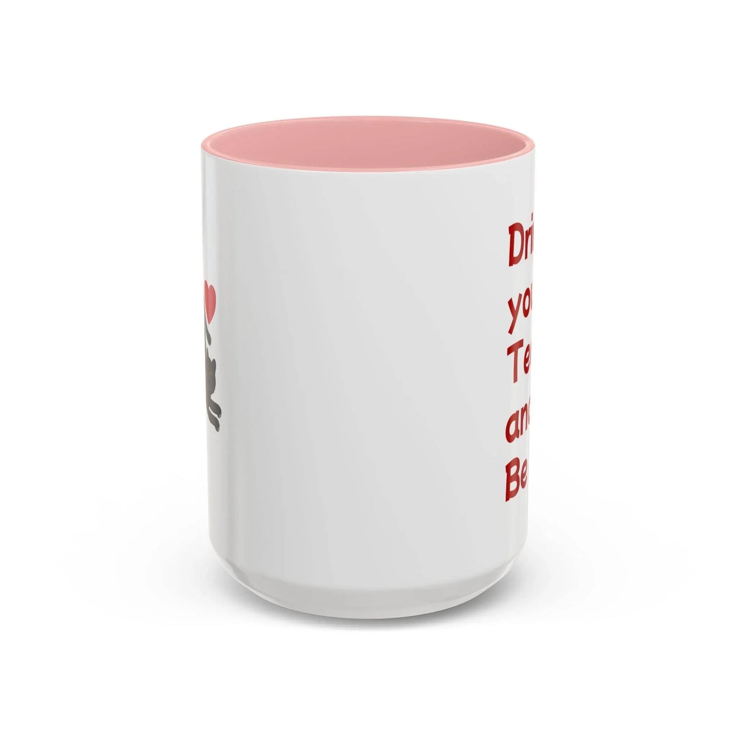 Cute Cat Love Tea Mug - 11 & 15oz Drink and be Nice - The Dreamer's Bookshop.