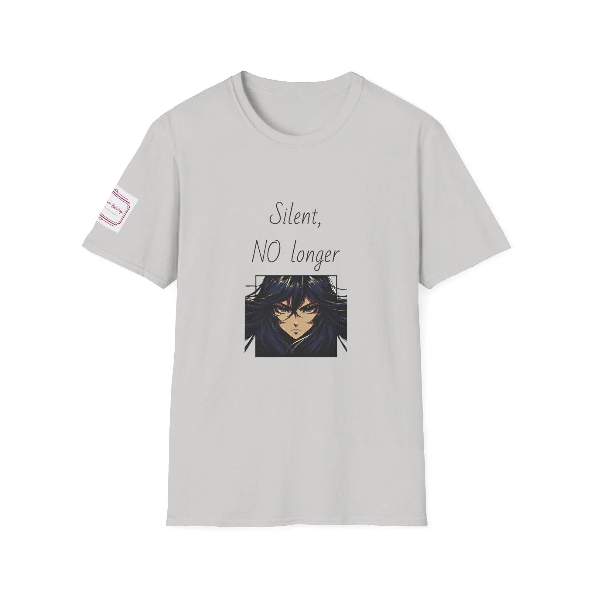 Fierce Survivor Unisex Softstyle T-Shirt - 'Silent, NO longer' - The Dreamer's Bookshop.