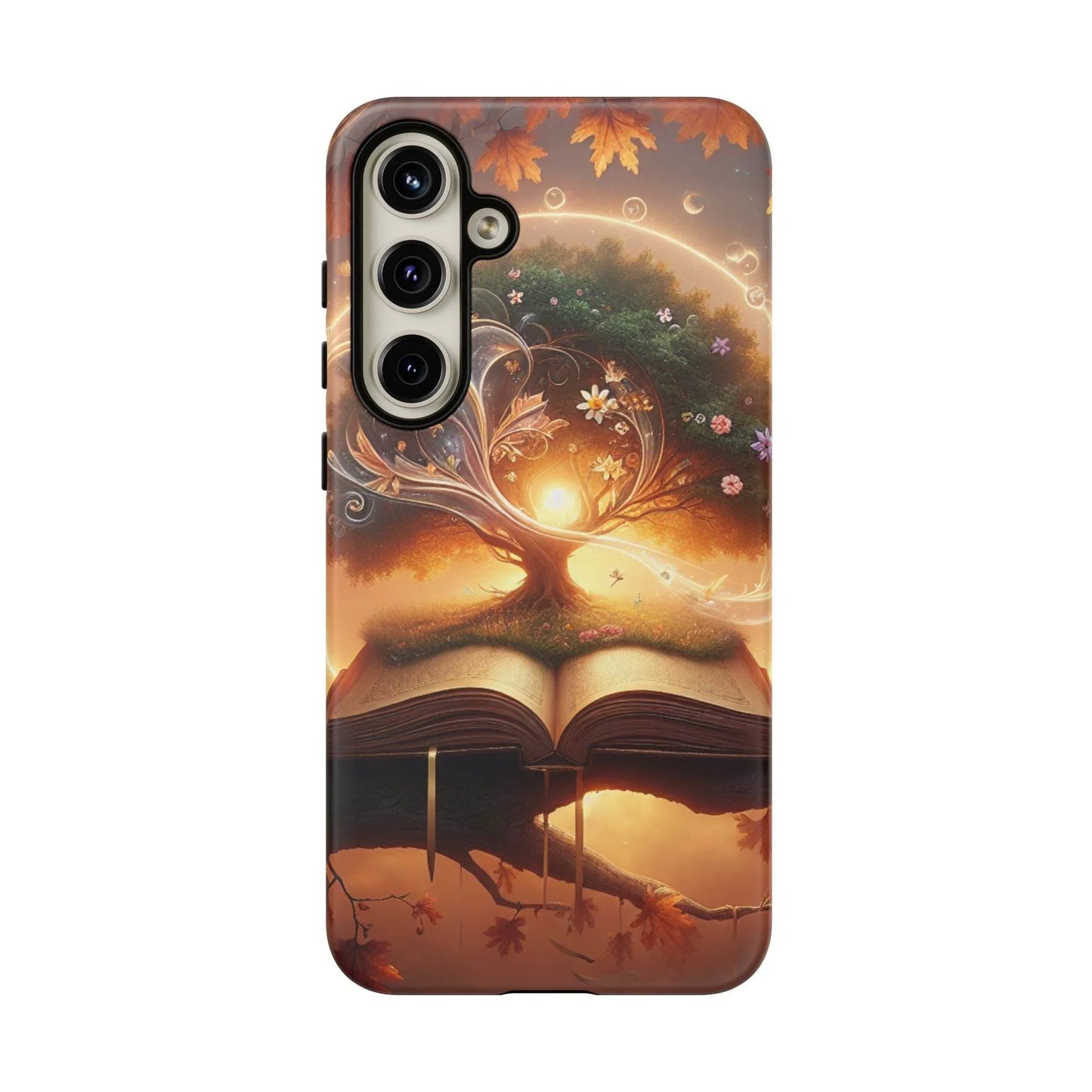 Nature-Inspired iPhone & Samsung Phone Case with Tree of Life Design - The Dreamer's Bookshop.