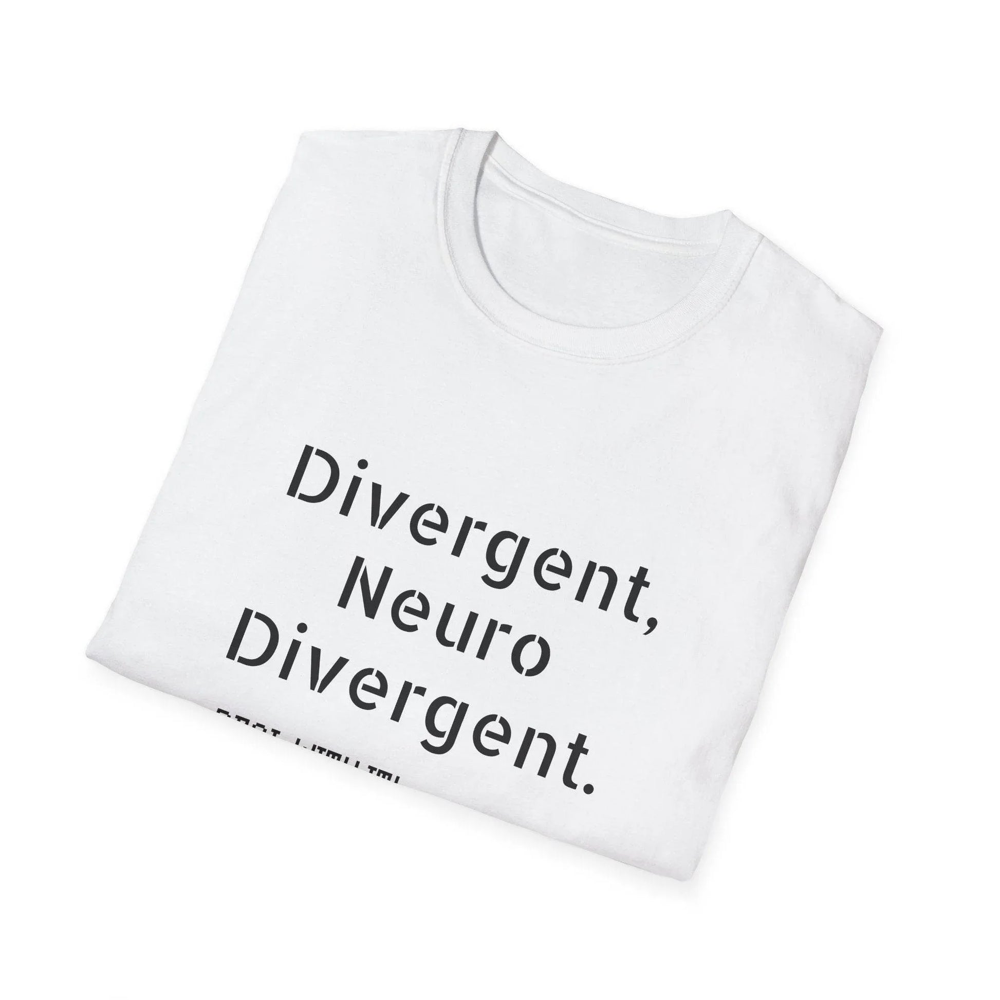 Divergent Neuro Divergent T-Shirt - Unisex Softstyle Tee - The Dreamer's Bookshop.