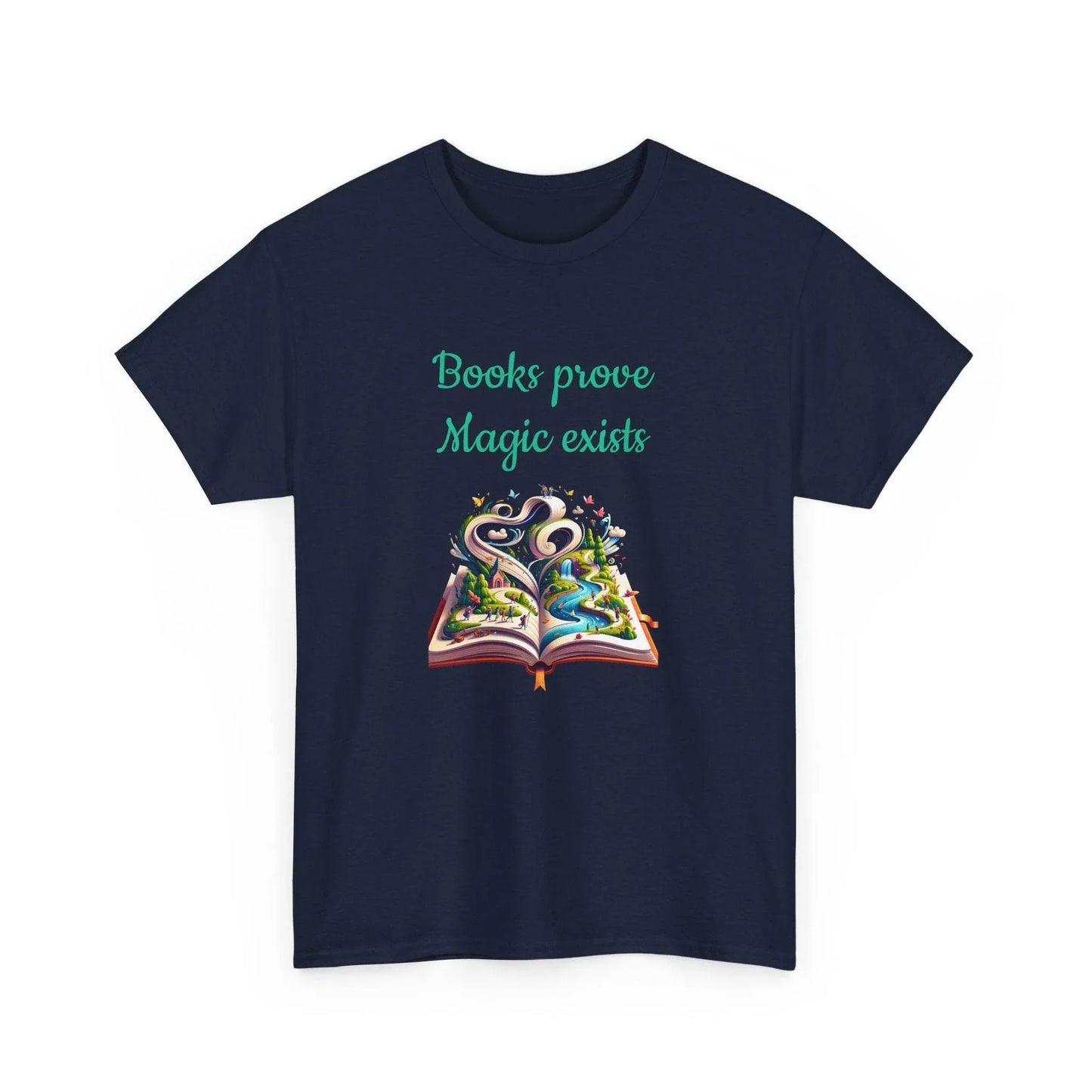 Magic Exists -A Unisex Heavy Cotton Tee - Perfect Gift for Book Lovers - The Dreamer's Bookshop.
