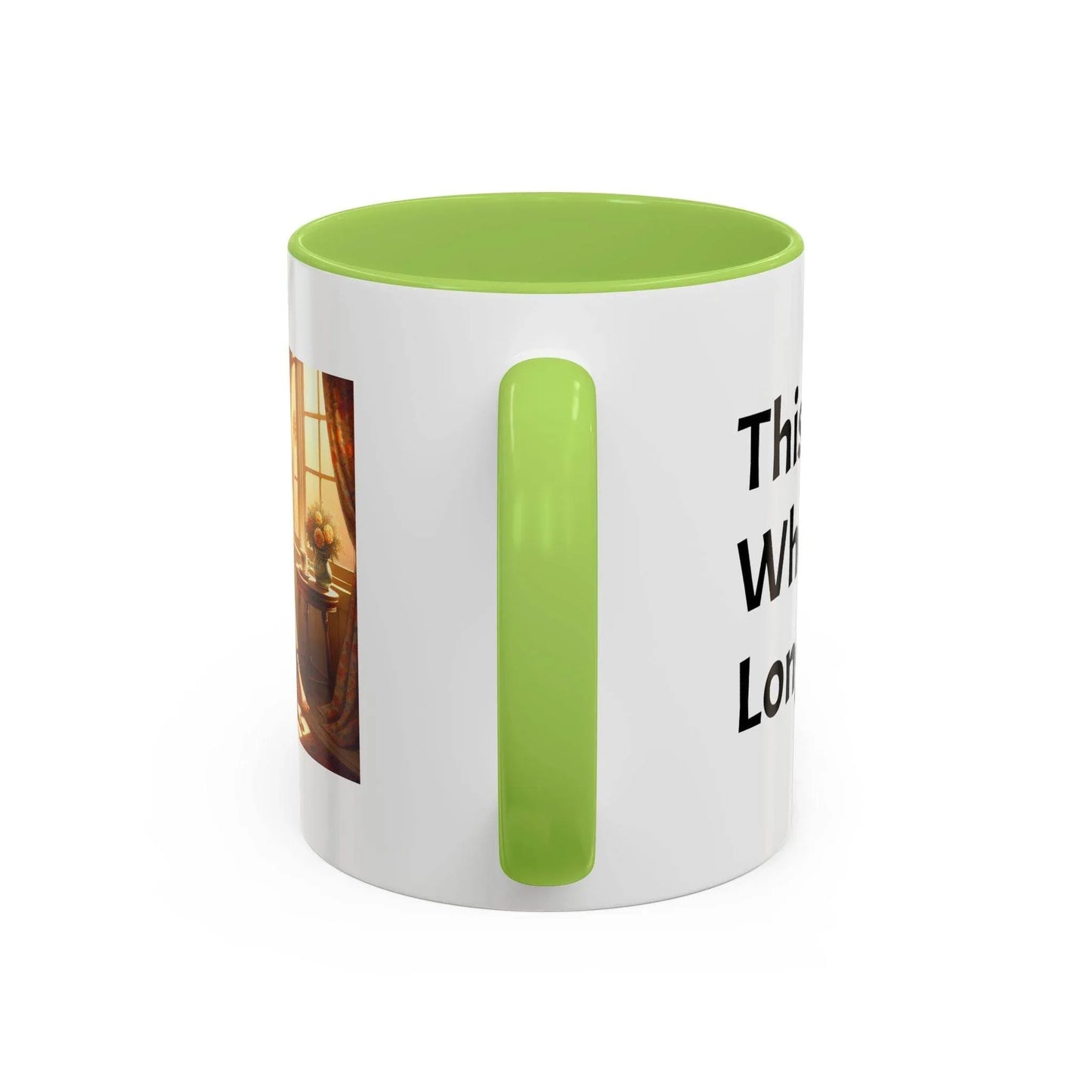 Cozy Reading Accent Coffee Mug - 11 oz - Perfect for Book Lovers - The Dreamer's Bookshop.