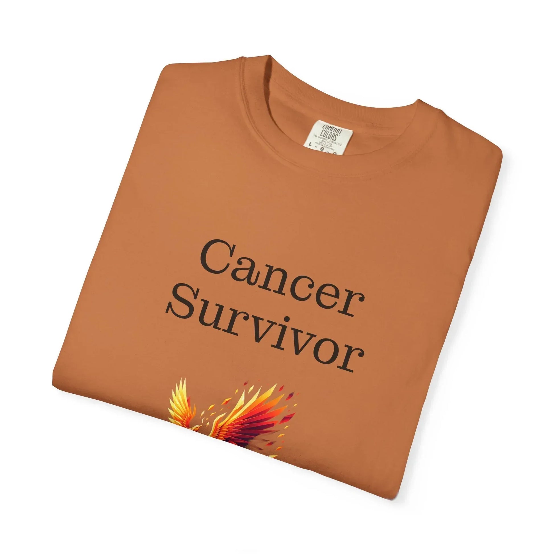 Cancer Survivor Unisex Garment-Dyed T-shirt - Inspirational Motivational Tee - The Dreamer's Bookshop.