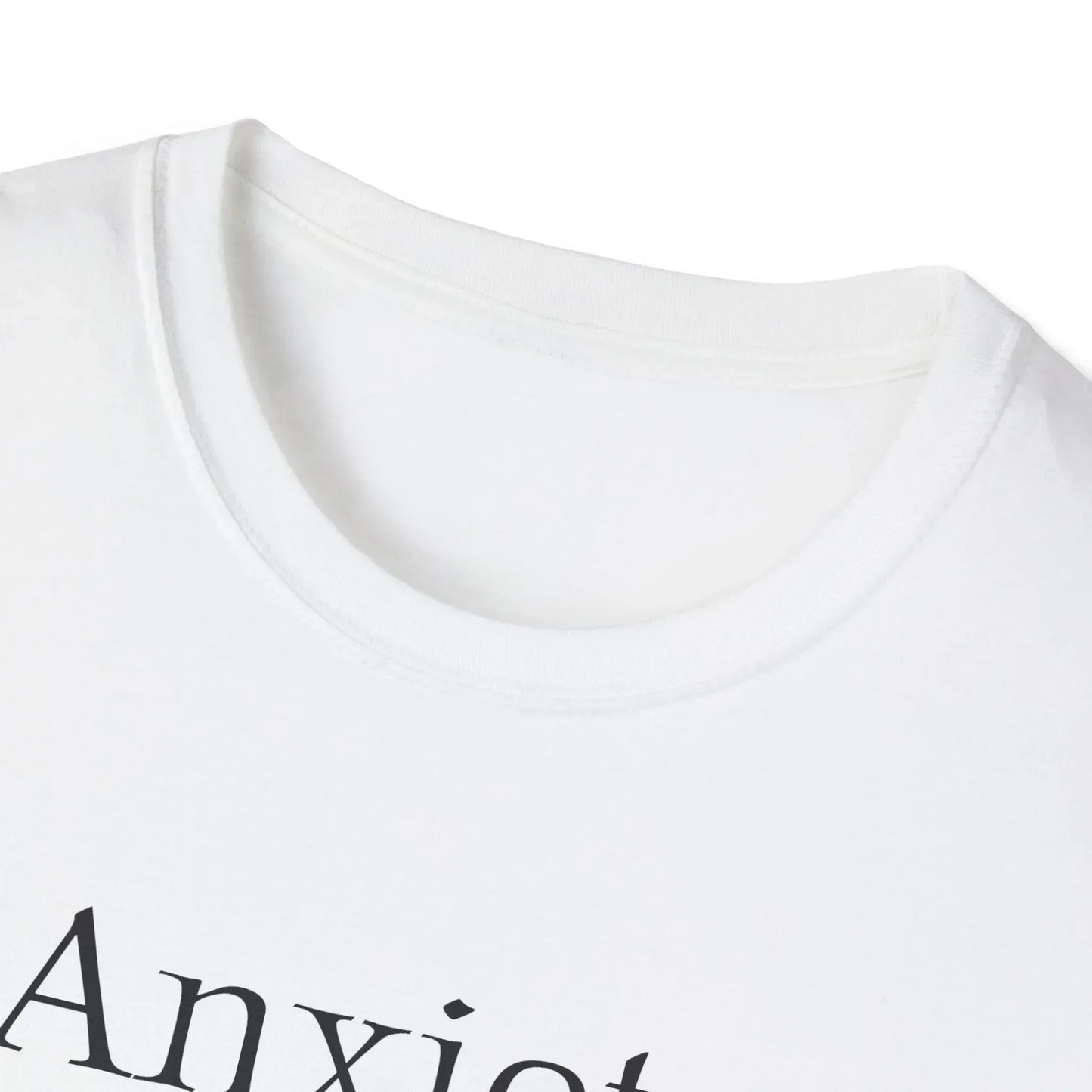 Anxiety Warrior Unisex Softstyle T-Shirt - Empowering Graphic Tee for Mental Health Awareness - The Dreamer's Bookshop.