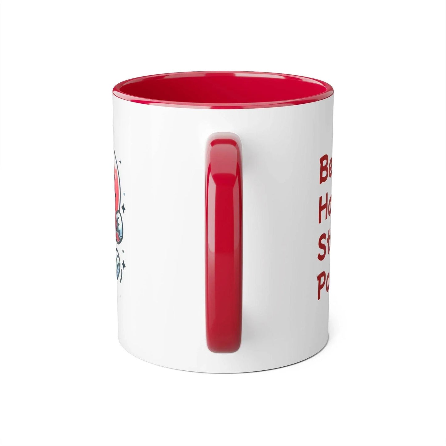 Be Happy Stay Positive Accent Mug - 11oz Coffee Cup for Daily Inspiration - The Dreamer's Bookshop.
