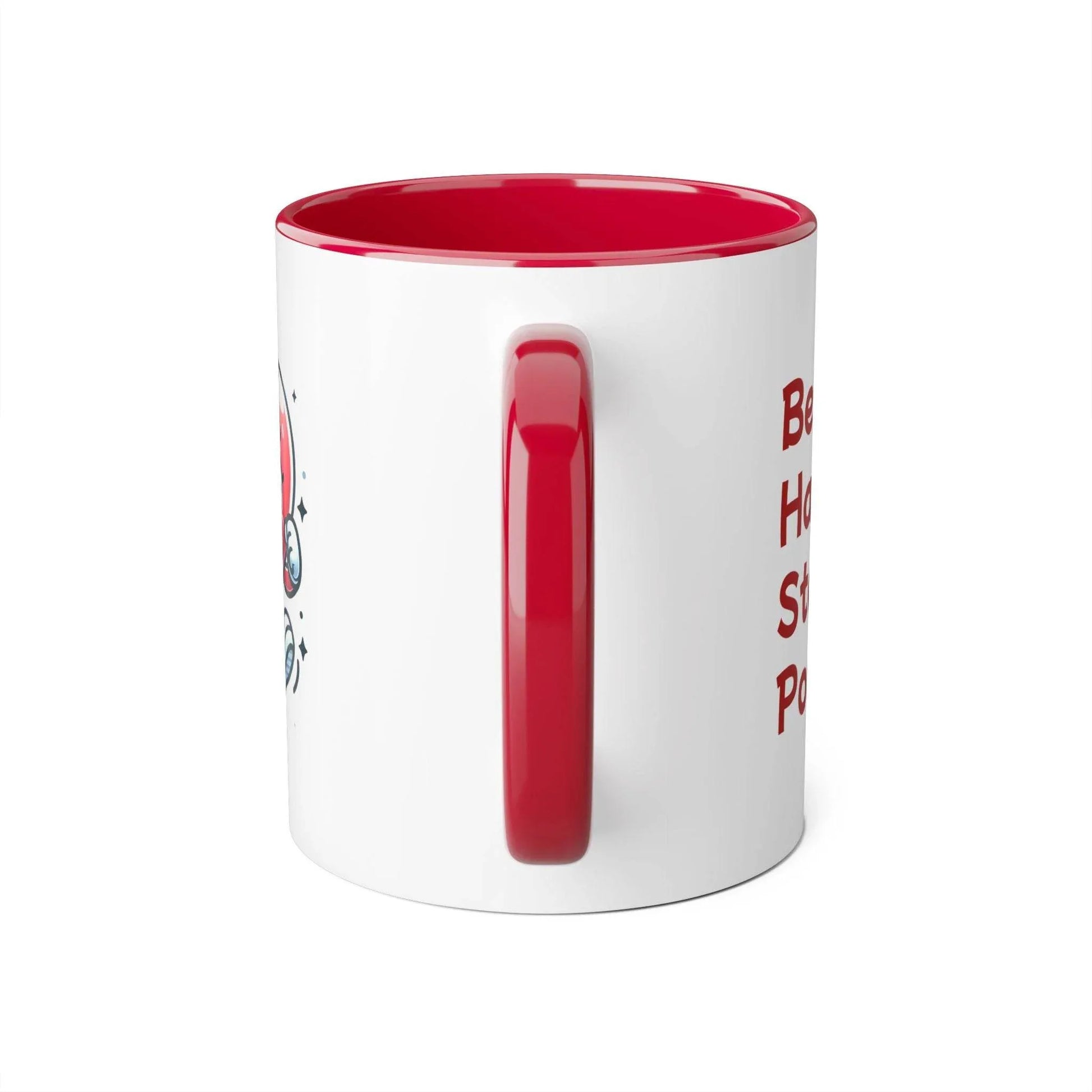 Be Happy Stay Positive Accent Mug - 11oz Coffee Cup for Daily Inspiration - The Dreamer's Bookshop.