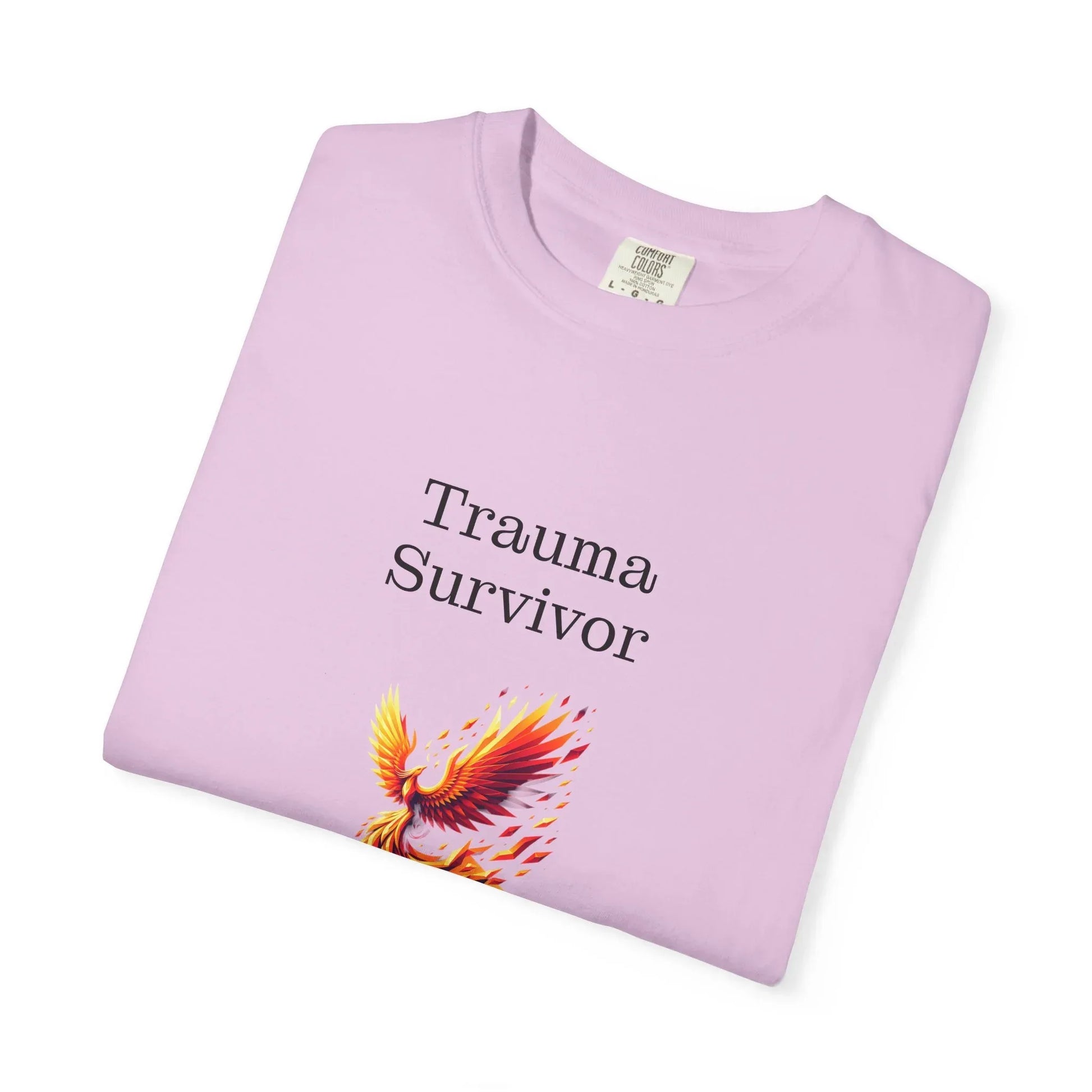 Trauma Survivor Unisex Garment-Dyed T-shirt - Inspirational Motivational Tee - The Dreamer's Bookshop.