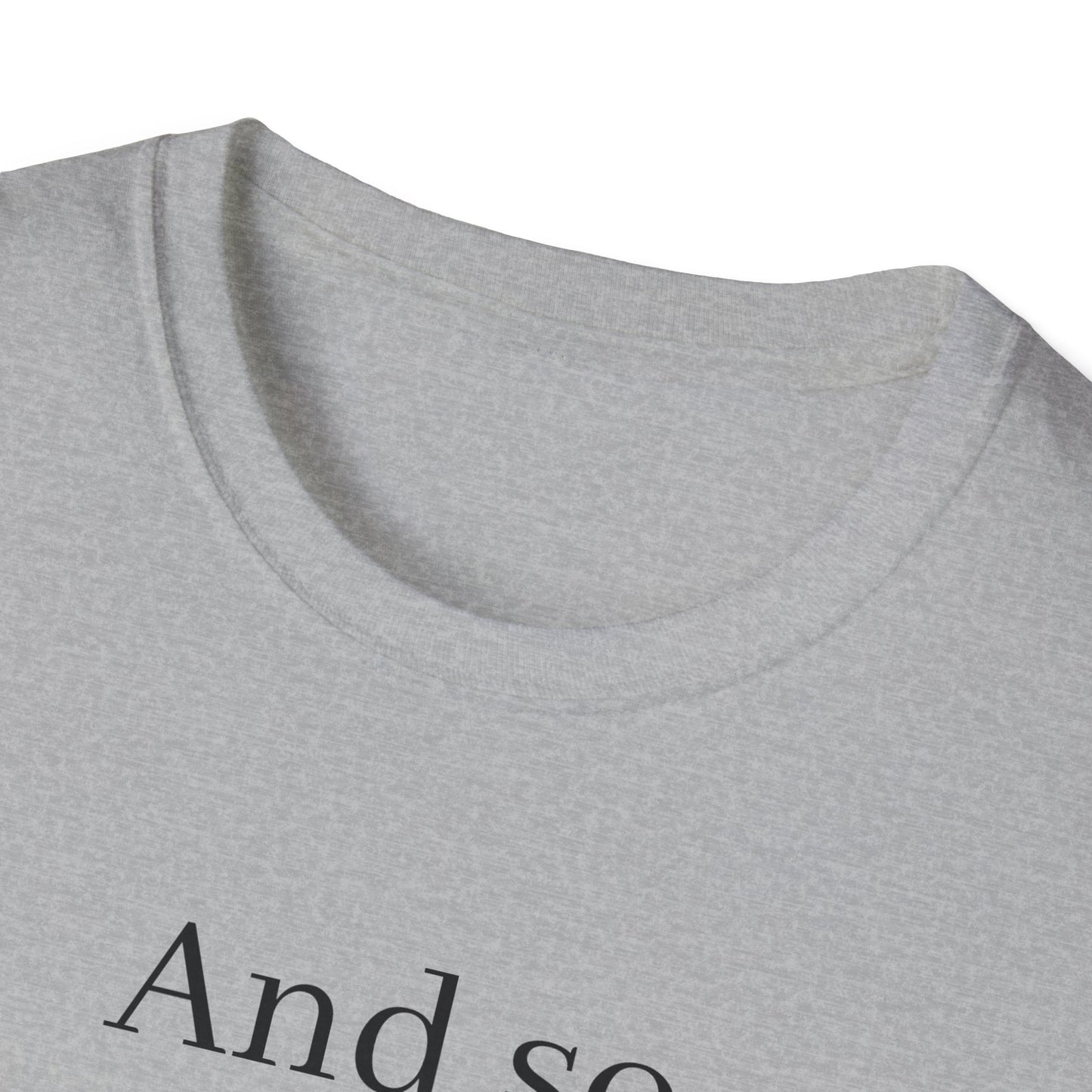 Unisex T-Shirt - Vintage Writing "Story Begins" for Book Lovers