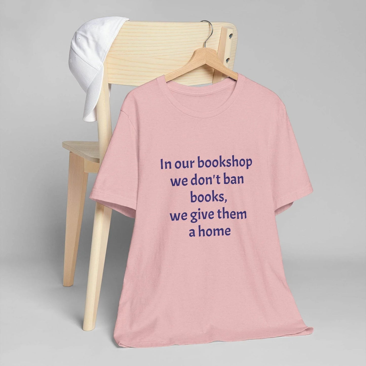 Inspirational Unisex Jersey T-Shirt - In our bookshop Vibe - The Dreamer's Bookshop.