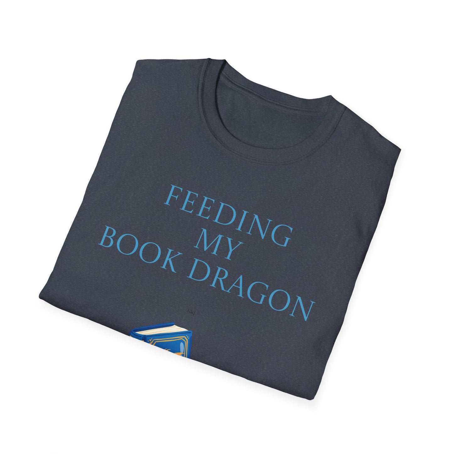 Unisex Softstyle T-Shirt - 'Book Dragon'