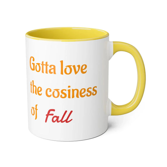 The Cosiness of Fall - 11oz Cup for Booklovers - The Dreamer's Bookshop.