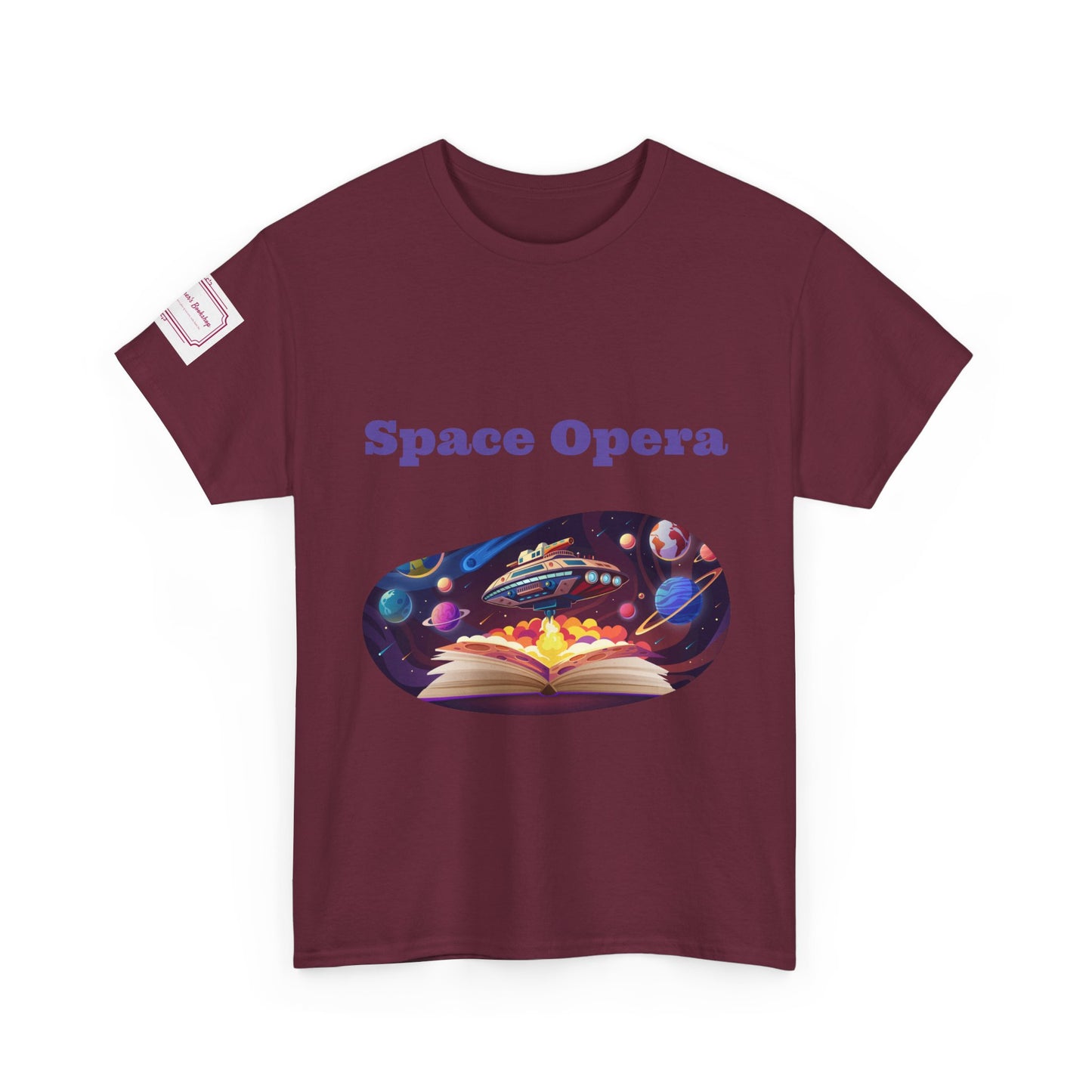 Space Opera  - Unisex Heavy Cotton Tee - Sci-Fi Books