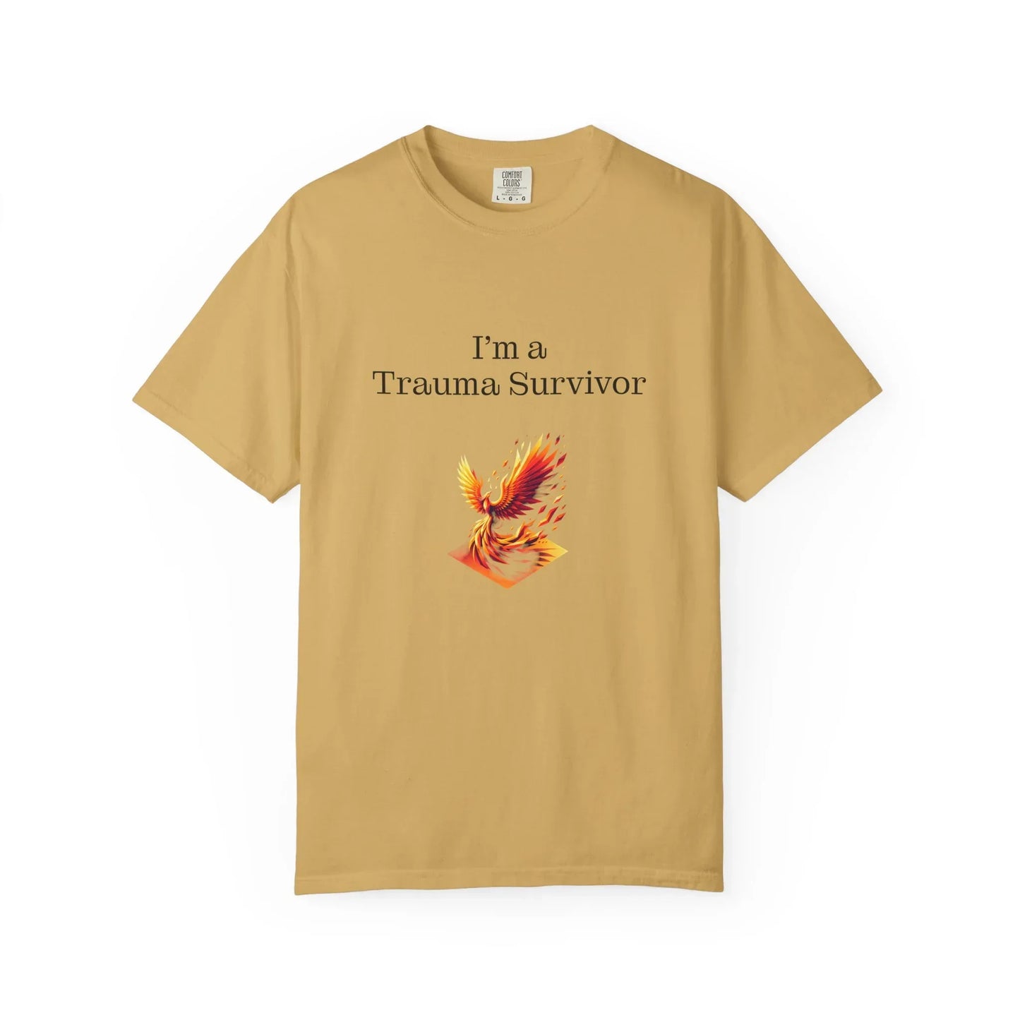 Trauma Survivor Unisex Garment-Dyed T-Shirt - Empowering Supportive Apparel - The Dreamer's Bookshop.