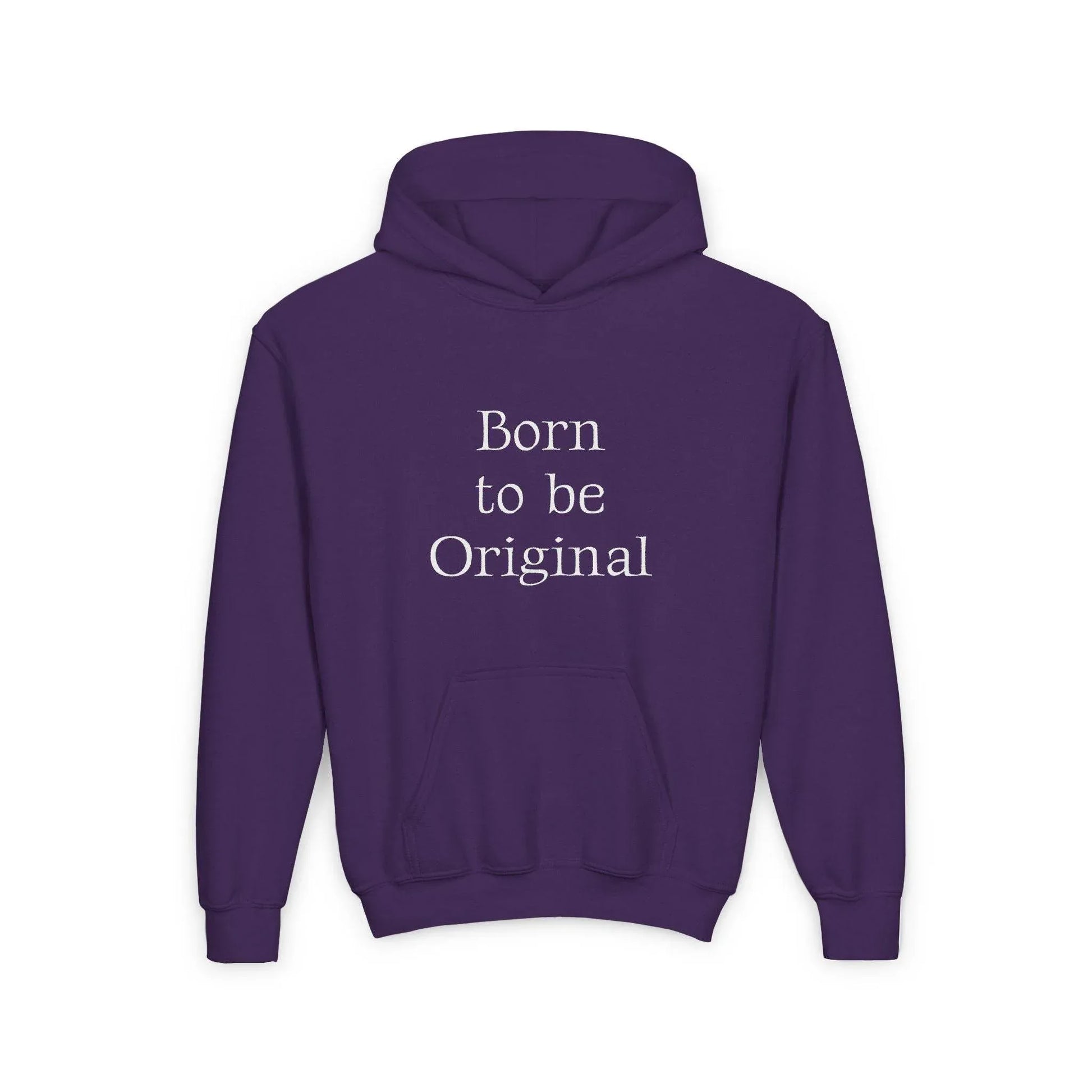 EU - Youth Heavy Blend Hoodie - 'Born to be Original' - Indie Author Inspired Sweatshirt - The Dreamer's Bookshop.