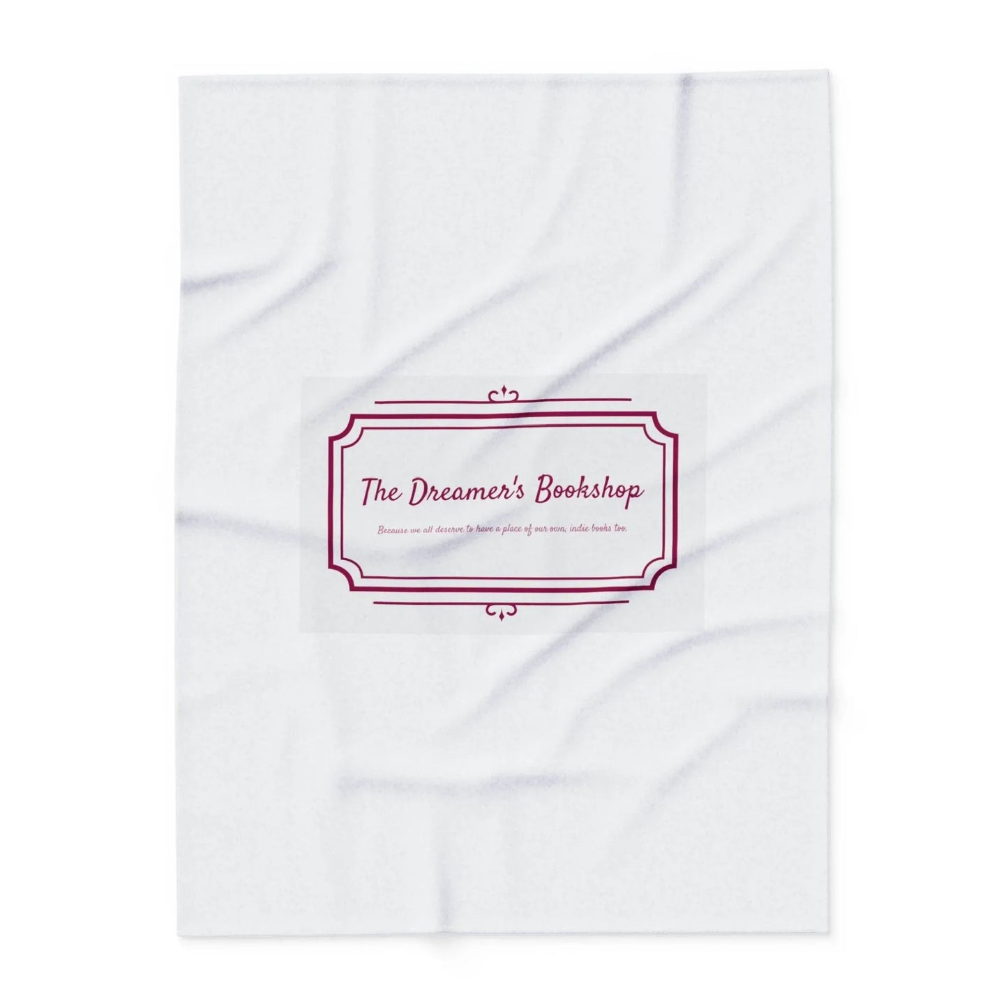 Cozy Arctic Fleece Blanket - The Dreamer's Bookshop Design - The Dreamer's Bookshop.