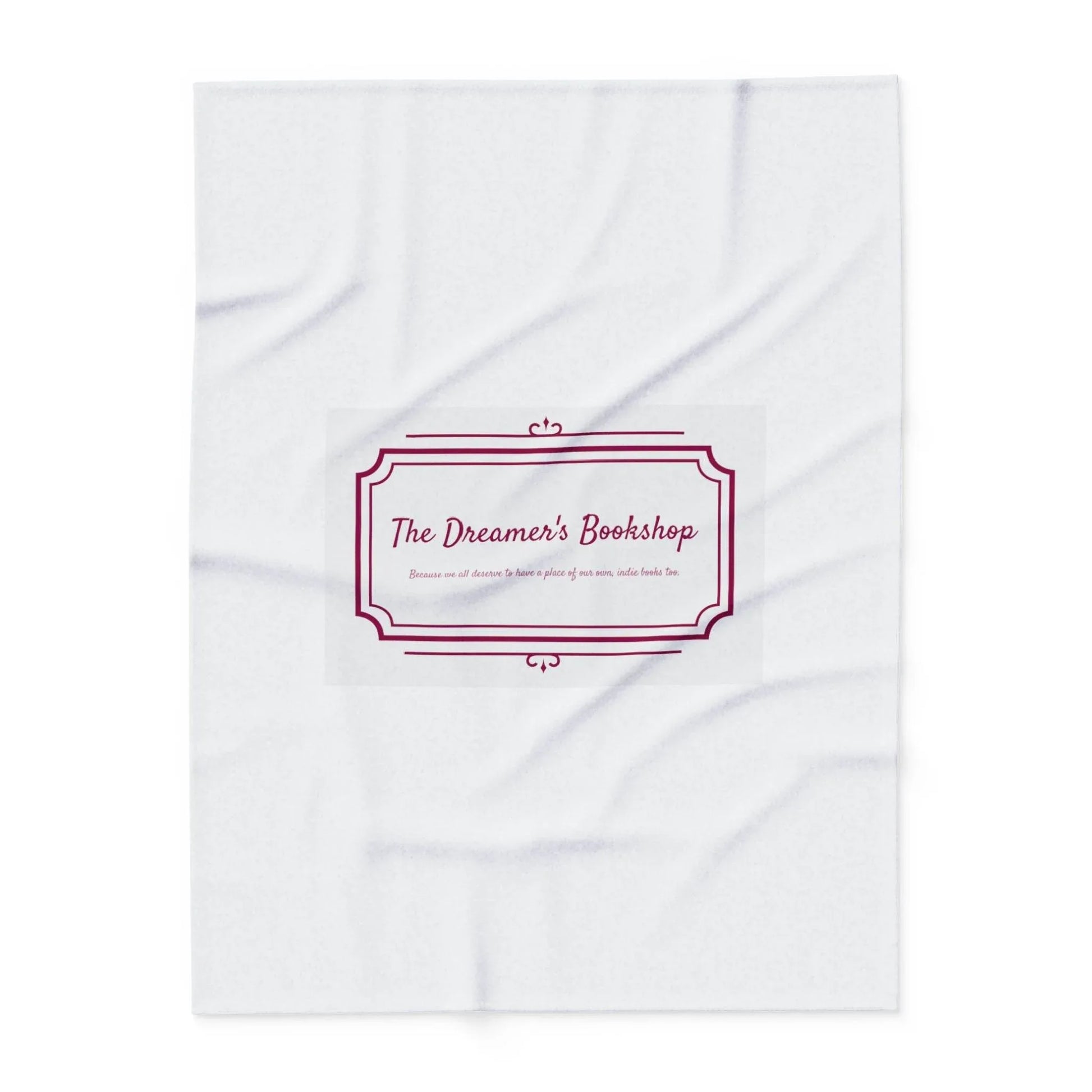 Cozy Arctic Fleece Blanket - The Dreamer's Bookshop Design - The Dreamer's Bookshop.