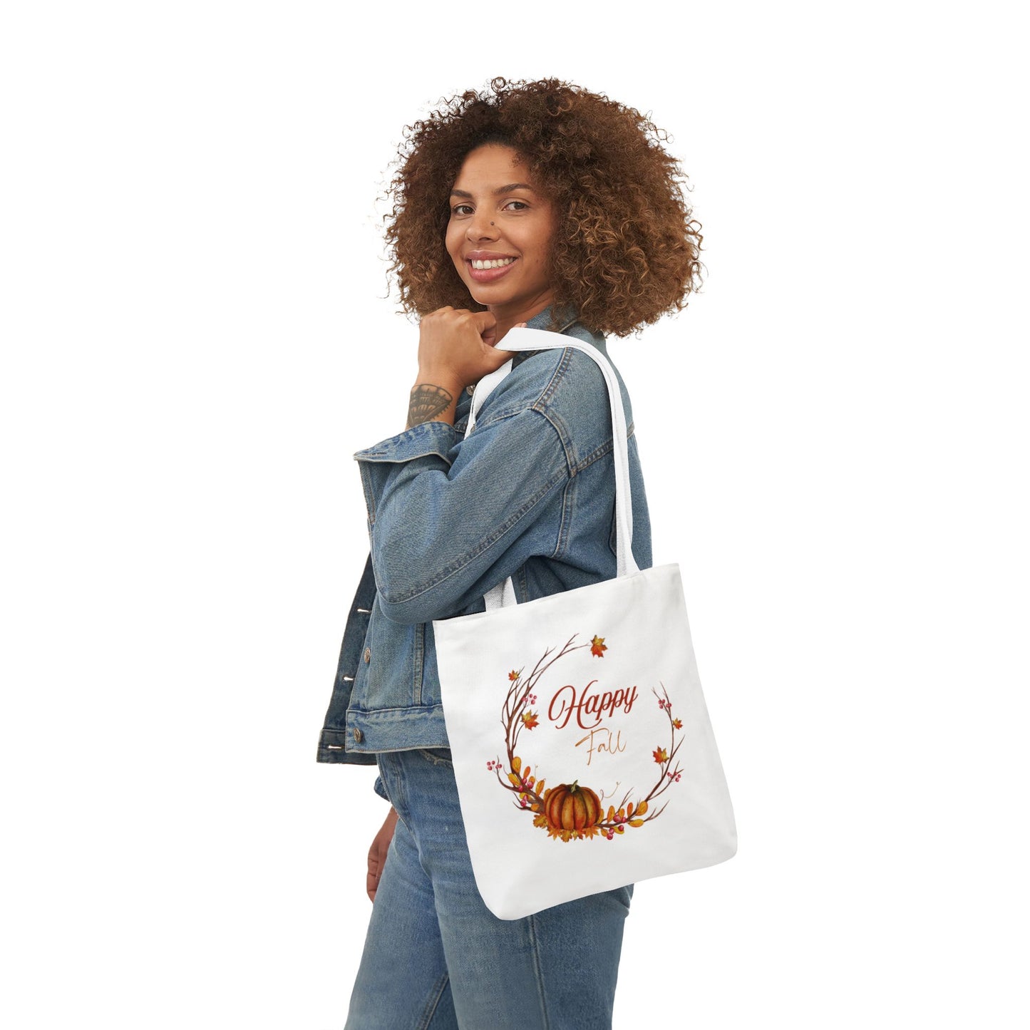 Happy Fall Tote Bag - Perfect for Book Lovers & Indie Authors