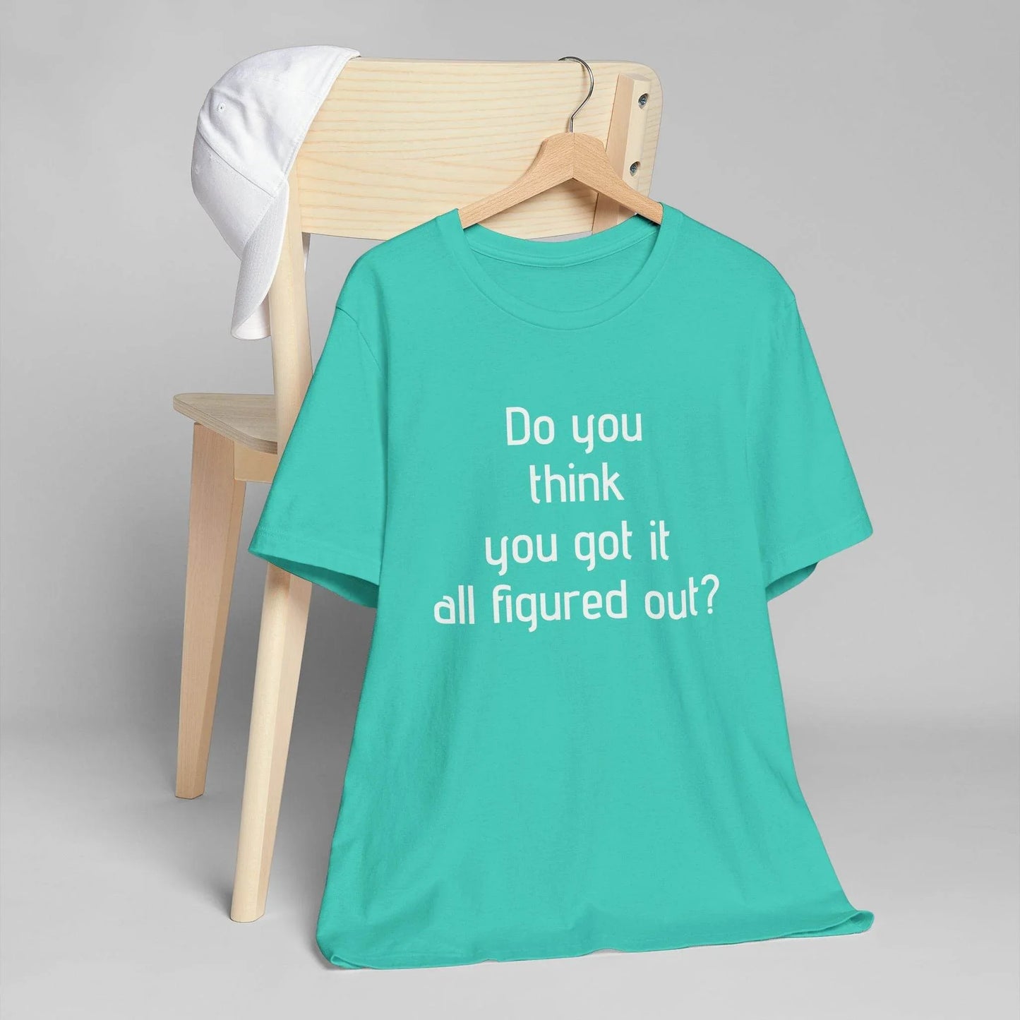 Inspirational Unisex Jersey T-Shirt - Think Again Vibe - The Dreamer's Bookshop.