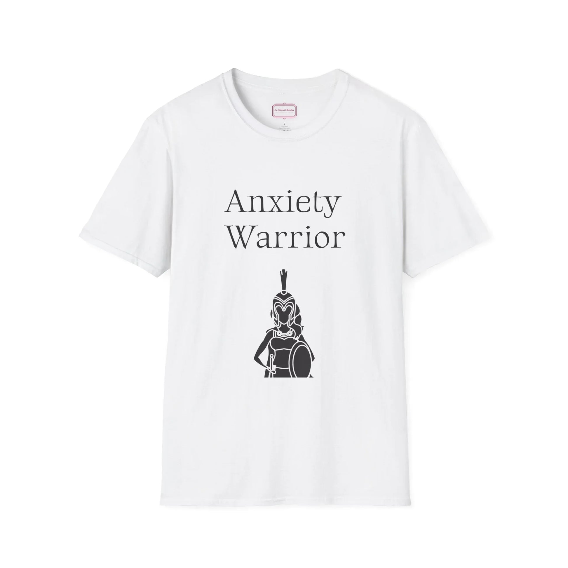 Anxiety Warrior Unisex Softstyle T-Shirt - Embrace Your Battles - The Dreamer's Bookshop.