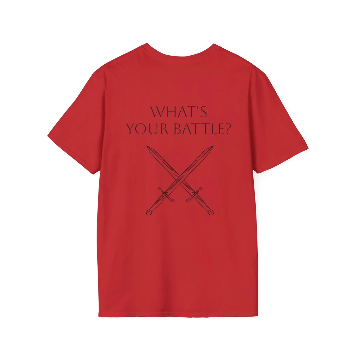 M.S. Warrior Unisex Softstyle T-Shirt - What's Your Battle? - The Dreamer's Bookshop.