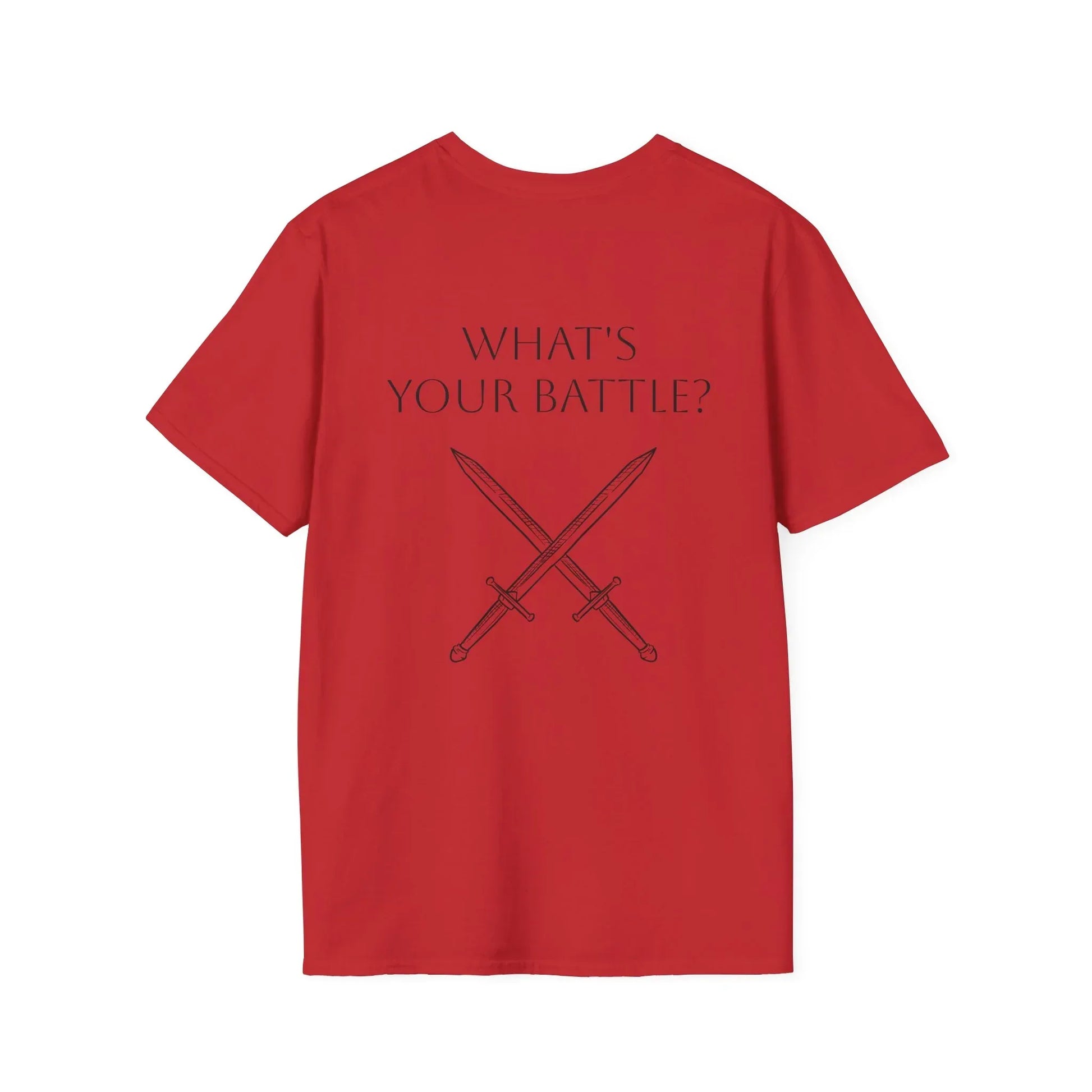 M.S. Warrior Unisex Softstyle T-Shirt - What's Your Battle? - The Dreamer's Bookshop.
