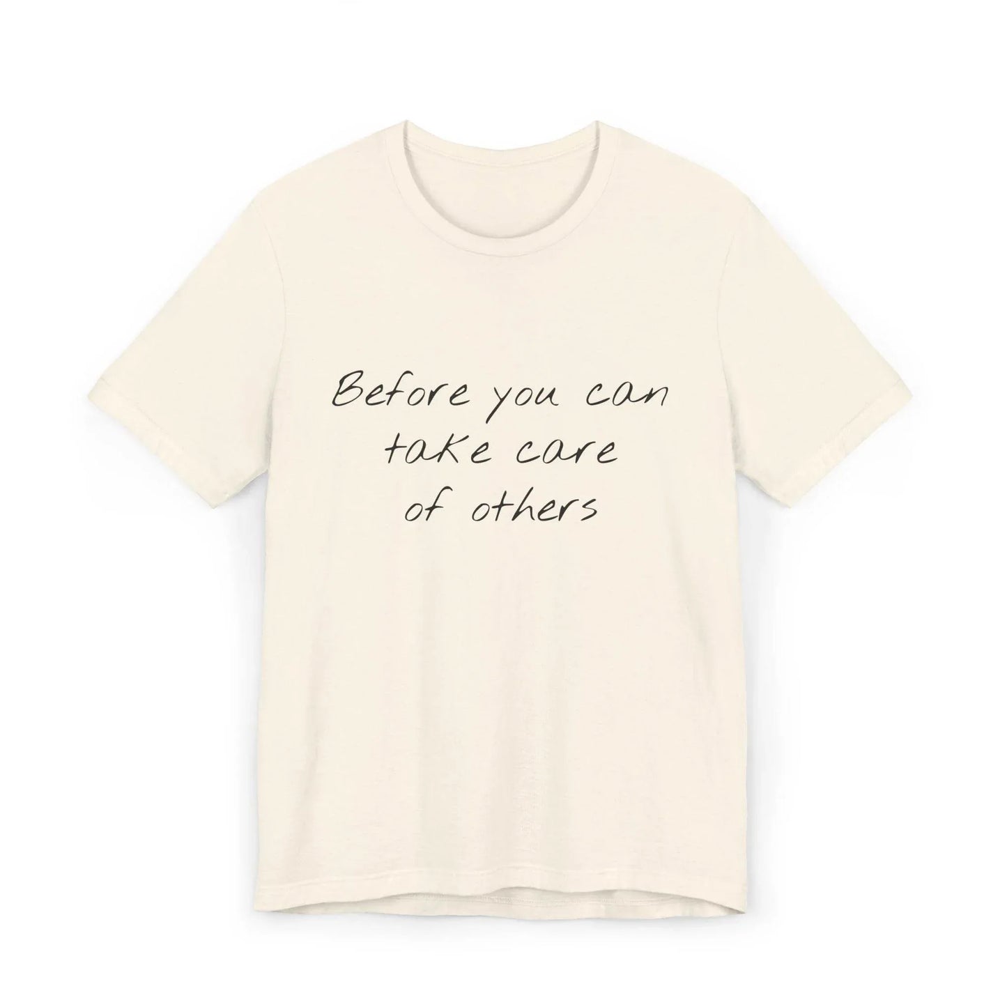 Unisex Jersey T-Shirt - 'Take Care' Inspirational - The Dreamer's Bookshop.