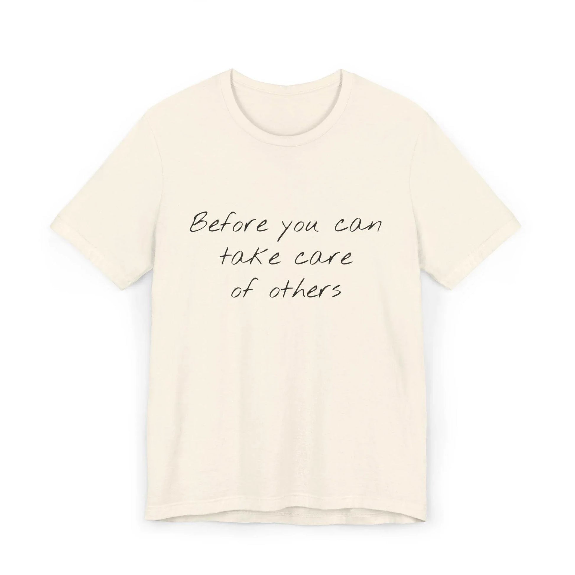 Unisex Jersey T-Shirt - 'Take Care' Inspirational - The Dreamer's Bookshop.