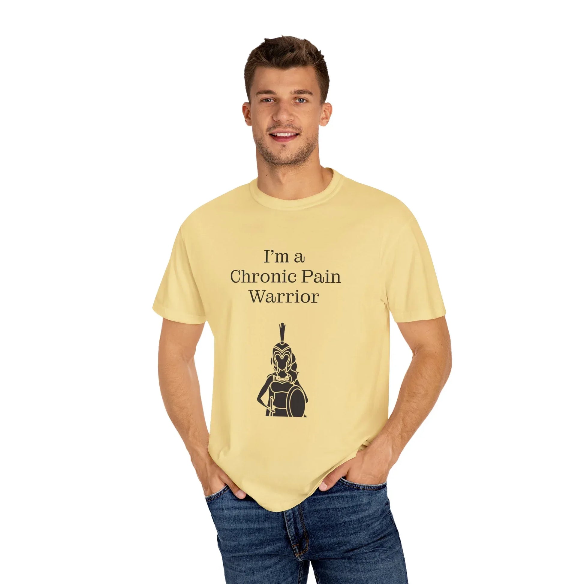 Chronic Pain Warrior Unisex T-Shirt - Empowering Tee for Healthcare Awareness - The Dreamer's Bookshop.