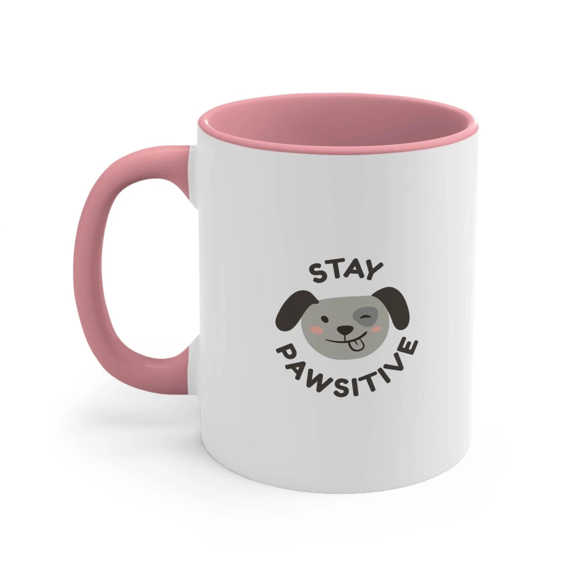 Funny Dog Pawsitive Mug - 11oz Drink and Behave Coffee Cup - The Dreamer's Bookshop.
