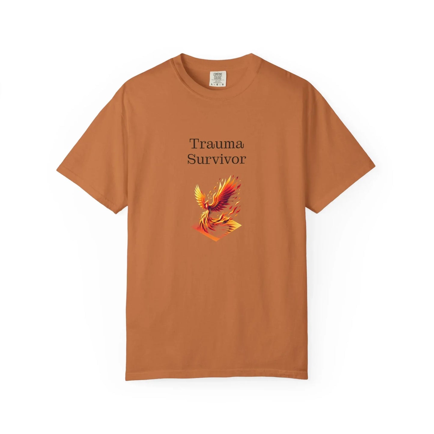 Trauma Survivor Unisex Garment-Dyed T-shirt - Inspirational Motivational Tee - The Dreamer's Bookshop.