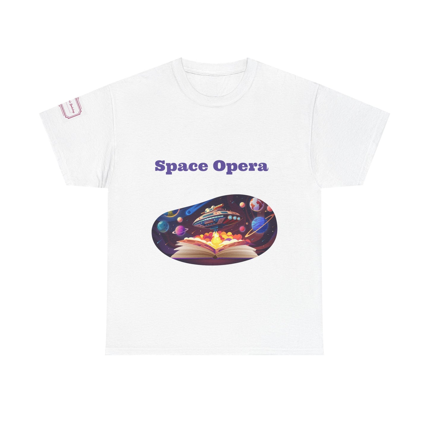 Space Opera - Unisex Heavy Cotton Tee - Sci-Fi Books