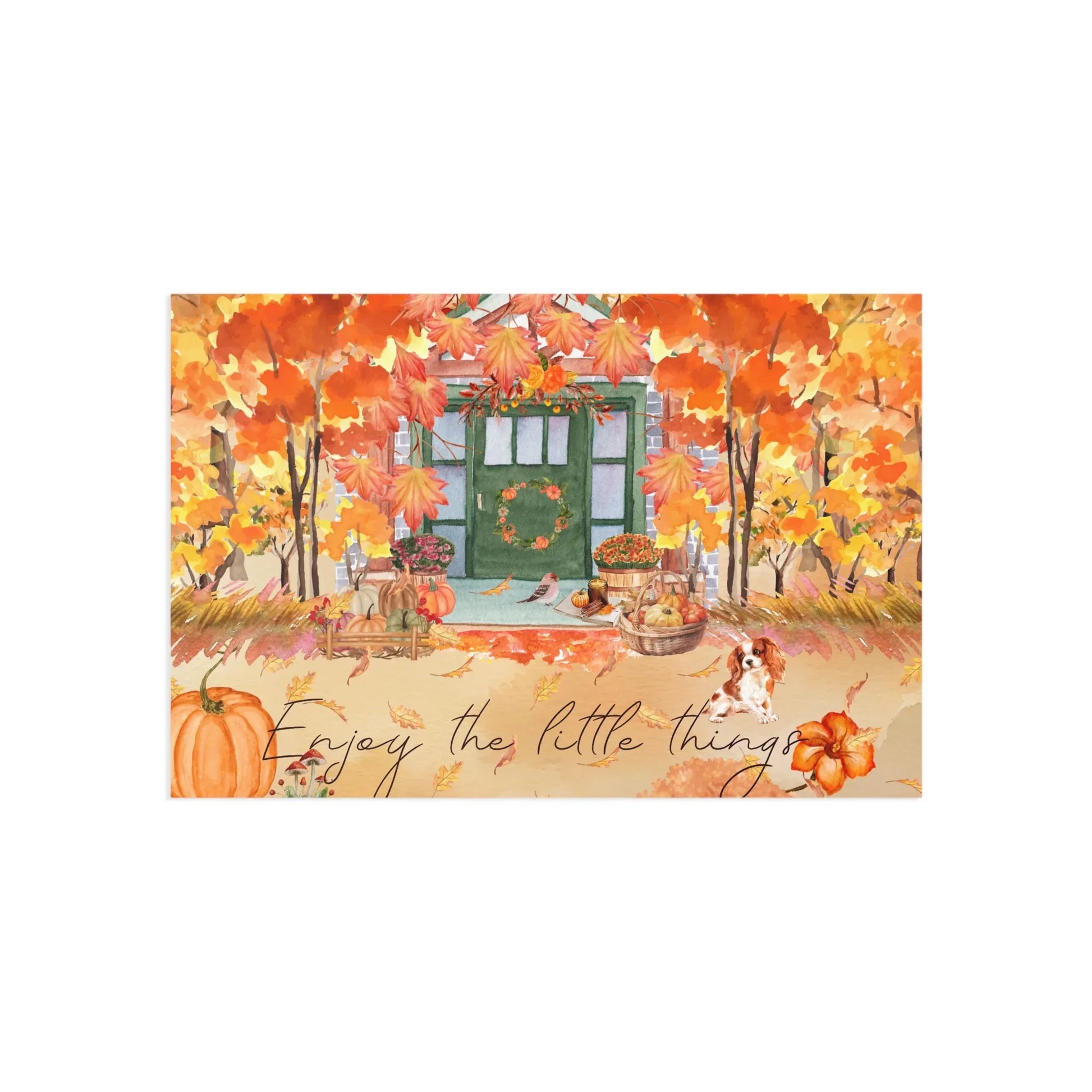 The Dreamer's Bookshop "Fall Lover" Enjoy the Little Things Card - The Dreamer's Bookshop.