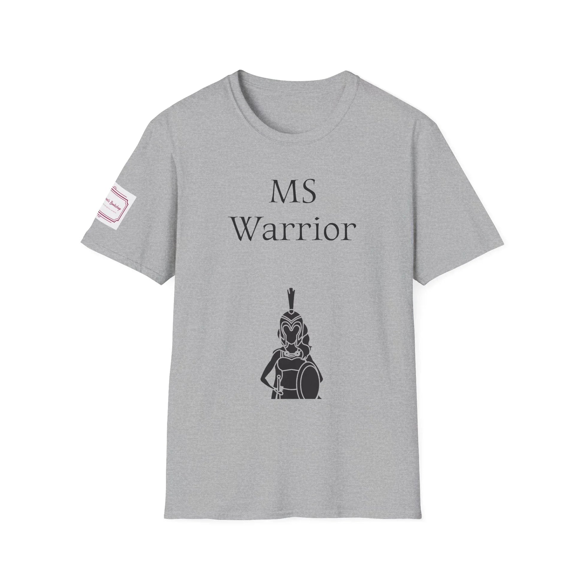 M.S. Warrior Unisex Softstyle T-Shirt - Empowering Graphic Tee for Women's Health Awareness - The Dreamer's Bookshop.