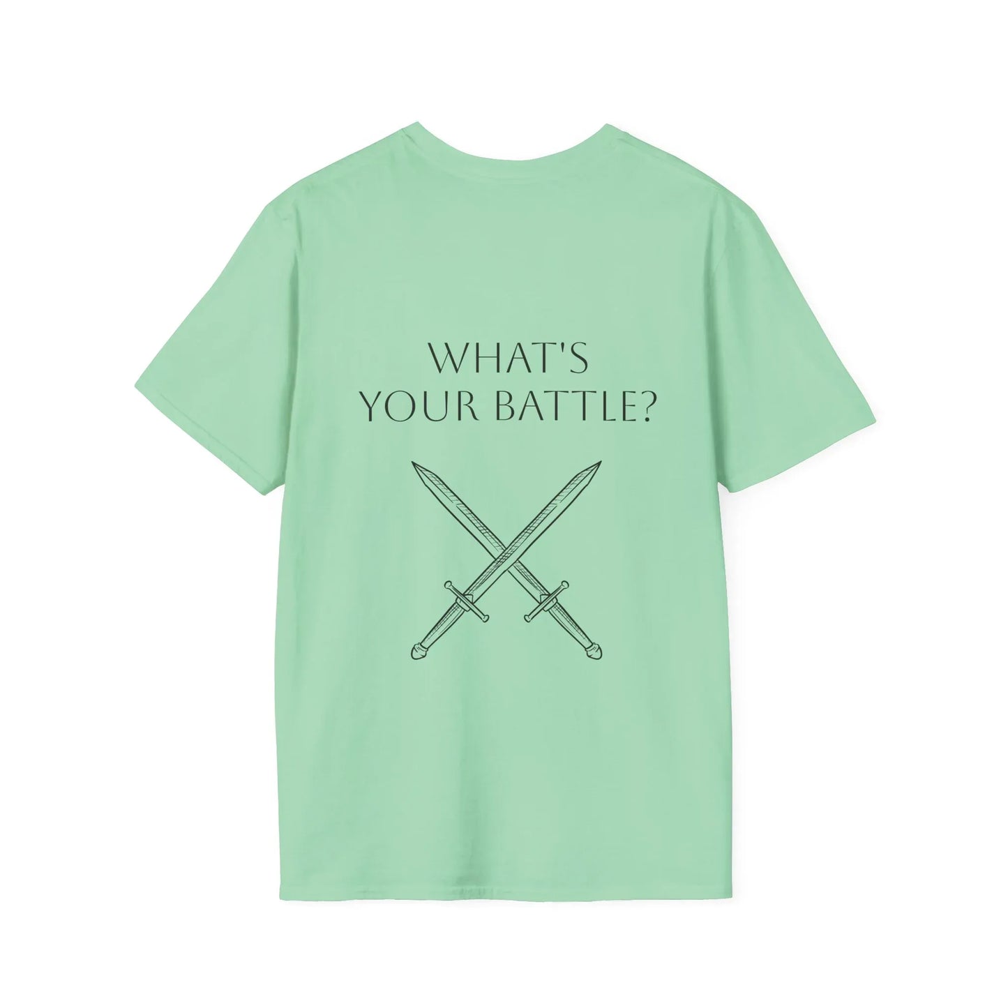 Anxiety Warrior Unisex Softstyle T-Shirt - Embrace Your Battles - The Dreamer's Bookshop.