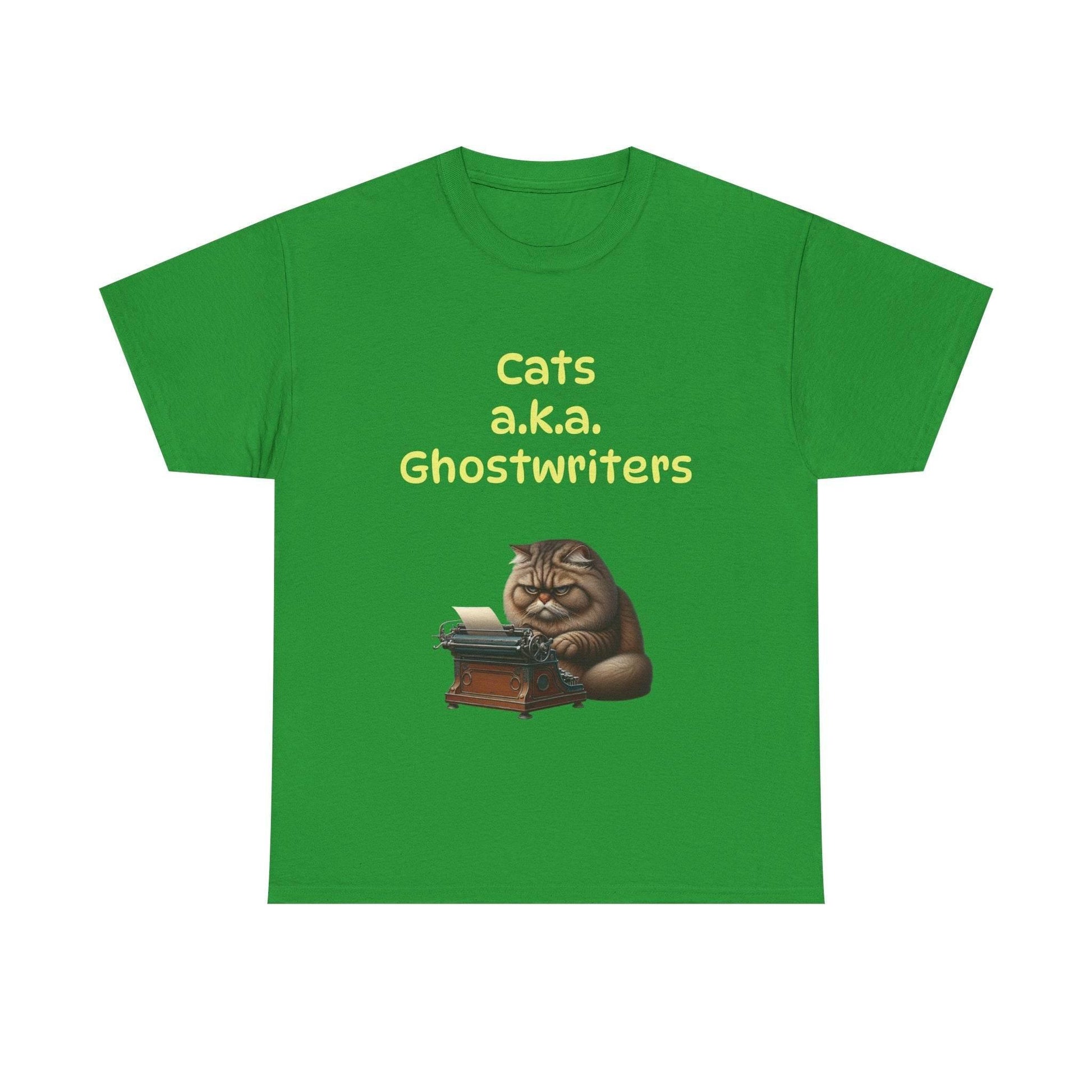 Cats Ghostwriters - A Unisex Heavy Cotton Tee - Perfect for Book Lovers - The Dreamer's Bookshop.