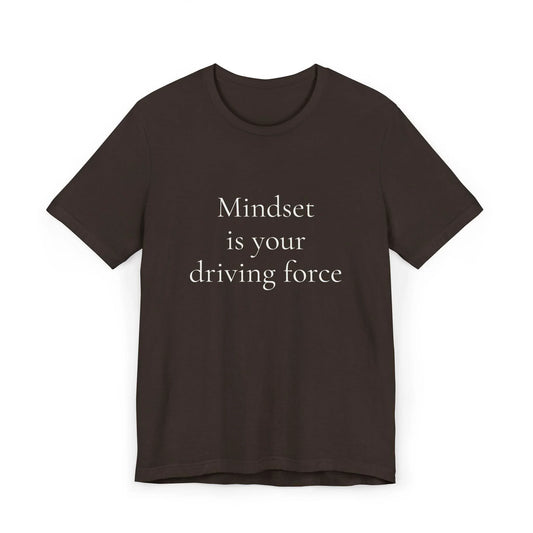 Inspirational Unisex Jersey T-Shirt - Mindset Vibe - The Dreamer's Bookshop.