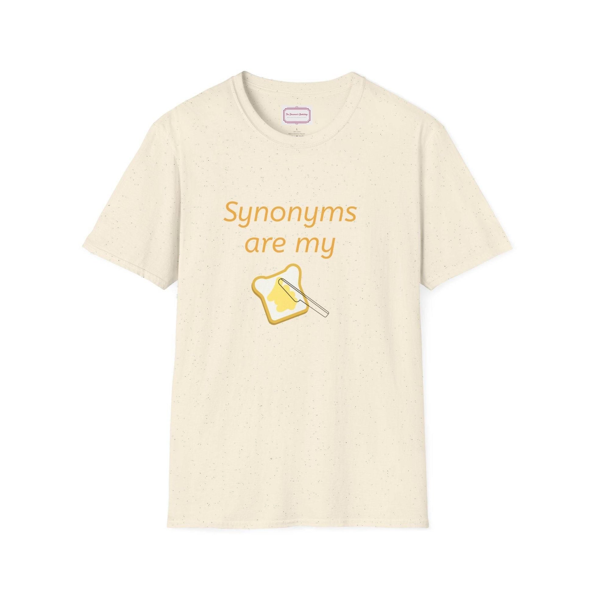 Synonyms Are My Jam Unisex Softstyle T-Shirt - Perfect Gift for Word Lovers - The Dreamer's Bookshop.