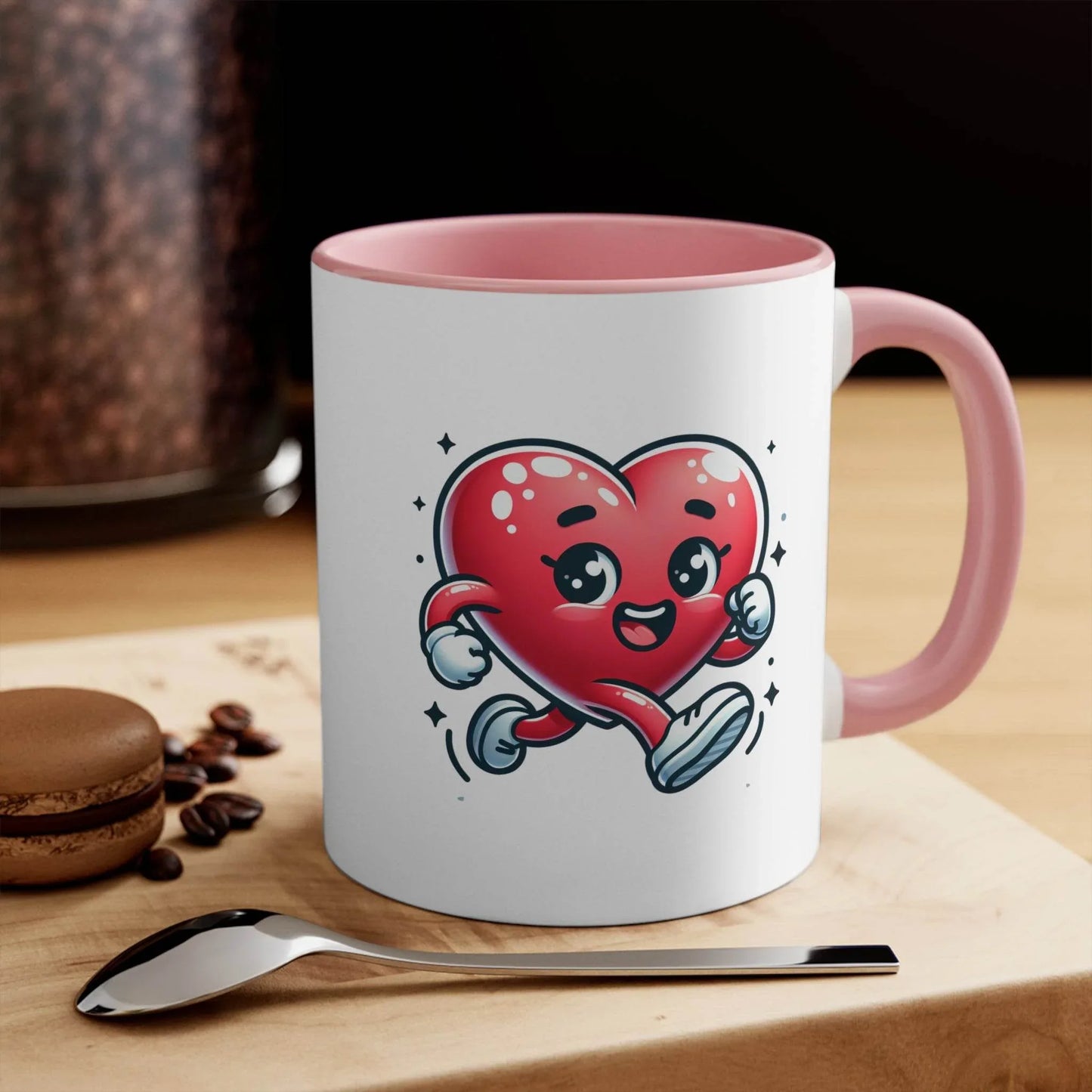 Inspirational Colorful Accent Mug - 11oz Be Happy Stay Positive - The Dreamer's Bookshop.