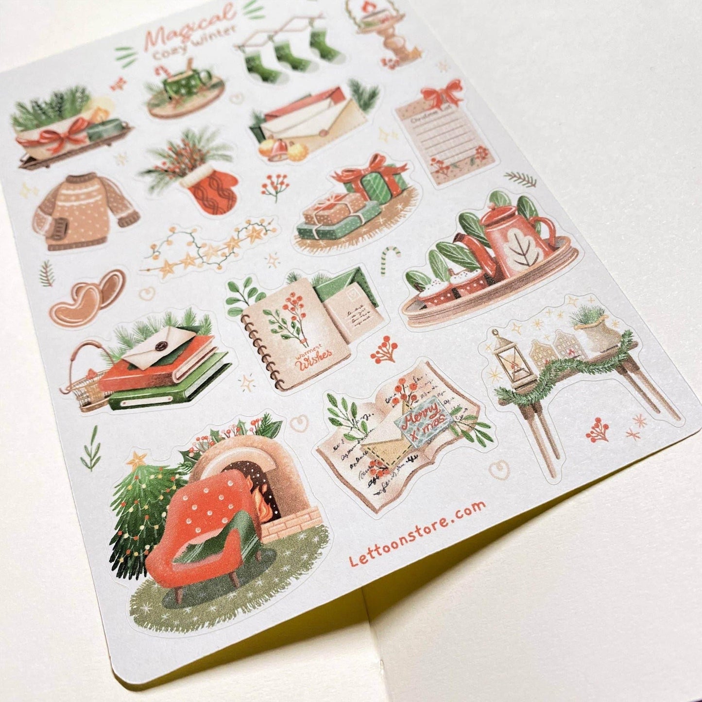 LETTOOn - Stickervel - Magische Gezellige Winter - The Dreamer's Bookshop.