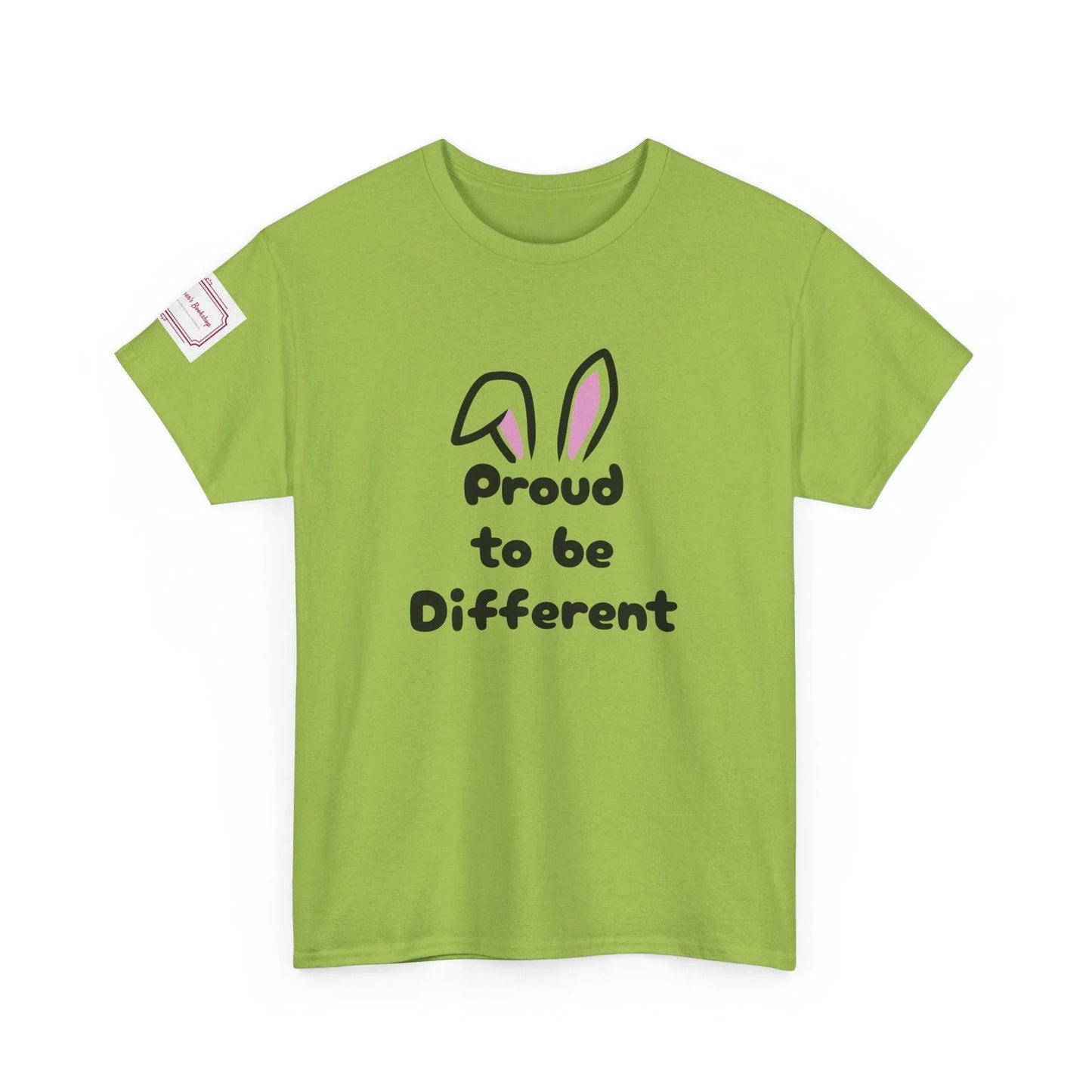Proud to be Different Unisex Heavy Cotton Tee - Fun & Inclusive Graphic T-Shirt - The Dreamer's Bookshop.
