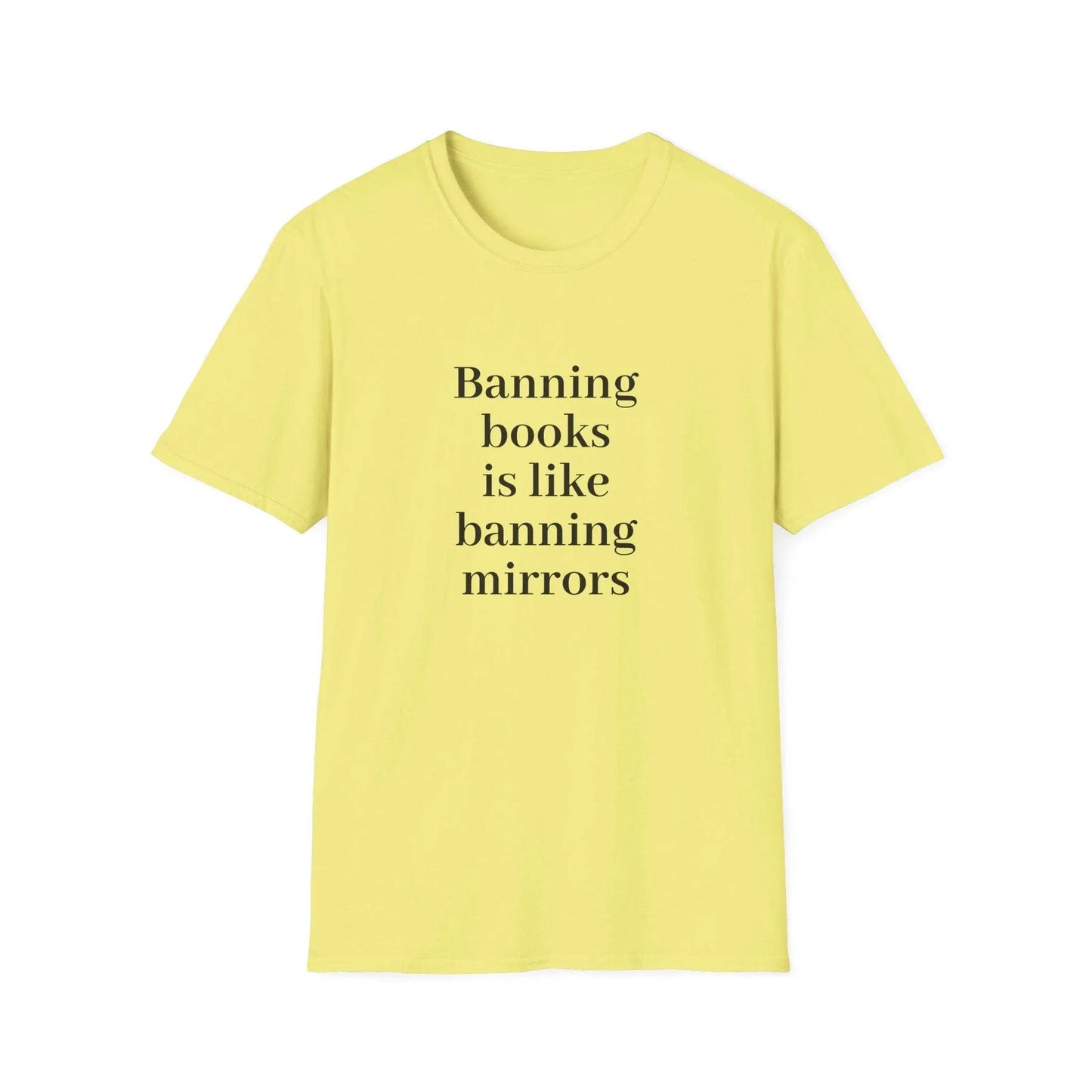 Unisex Softstyle T-Shirt - 'Banning Books' - The Dreamer's Bookshop.