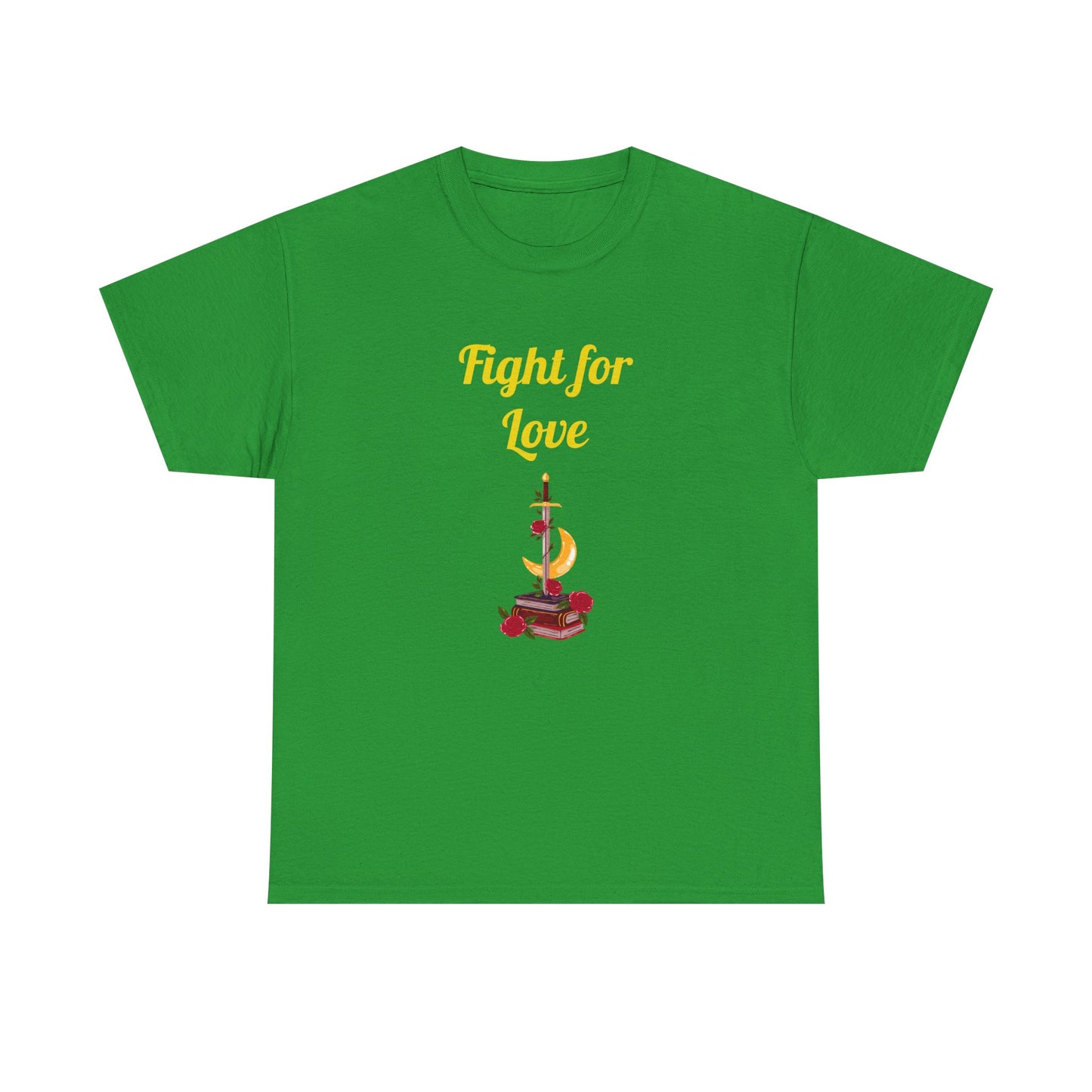 CA - Fight for Love -  Graphic Tee - Unisex Heavy Cotton T-Shirt Romance Books