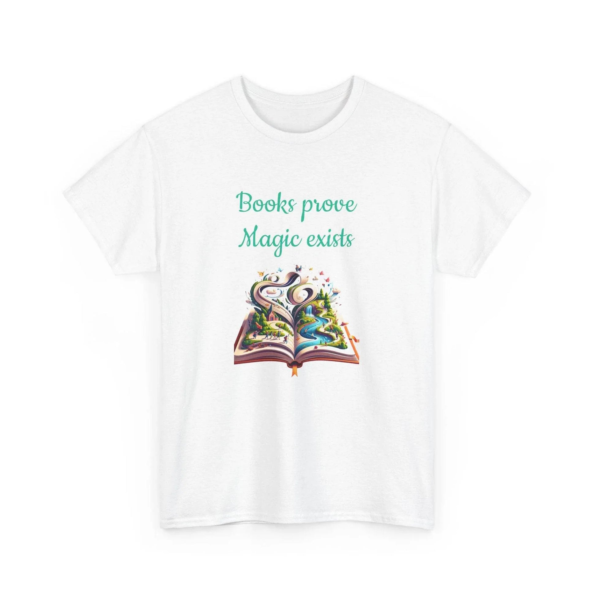 Magic Exists -A Unisex Heavy Cotton Tee - Perfect Gift for Book Lovers - The Dreamer's Bookshop.