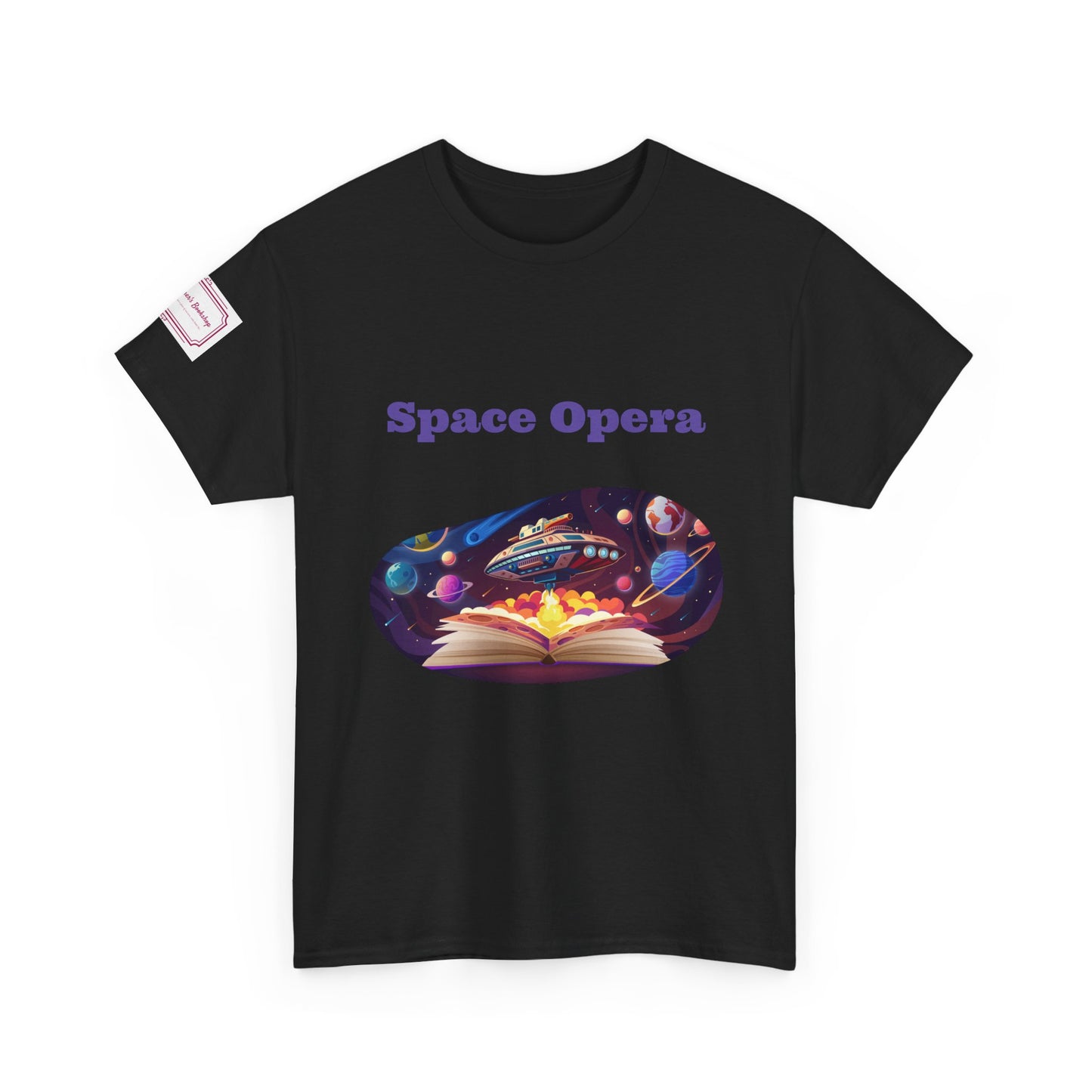 Space Opera - Graphic Unisex Heavy Cotton Tee - Sci-Fi Books