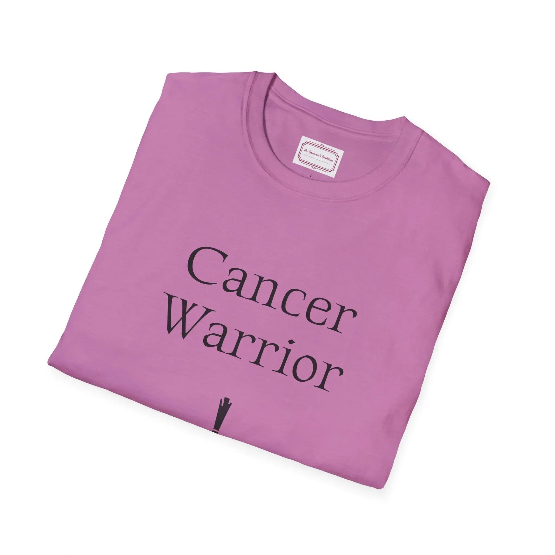 Cancer Warrior Unisex Softstyle T-Shirt - Embrace Your Battles - The Dreamer's Bookshop.